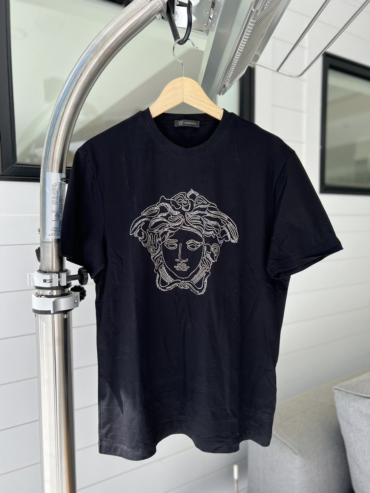 Versace VERSACE Men T-Shirts 78GAHC05 CJ01C G89 BLACK | Grailed