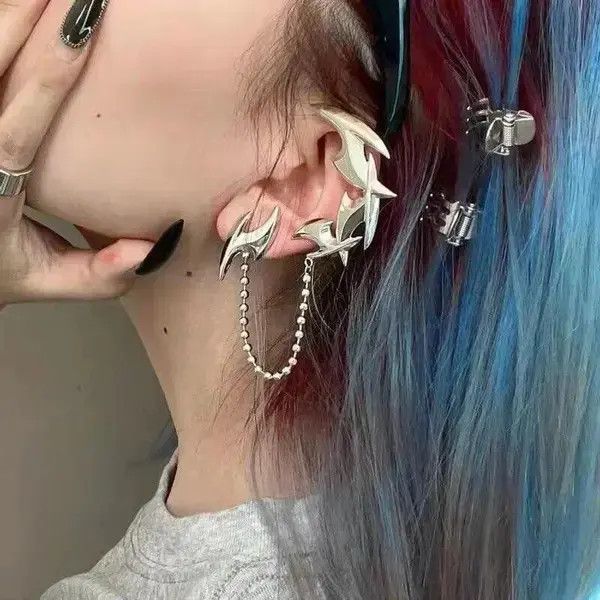 Designer × Jewelry Dangle Earring Clip Size ONE SIZE - 3 Thumbnail
