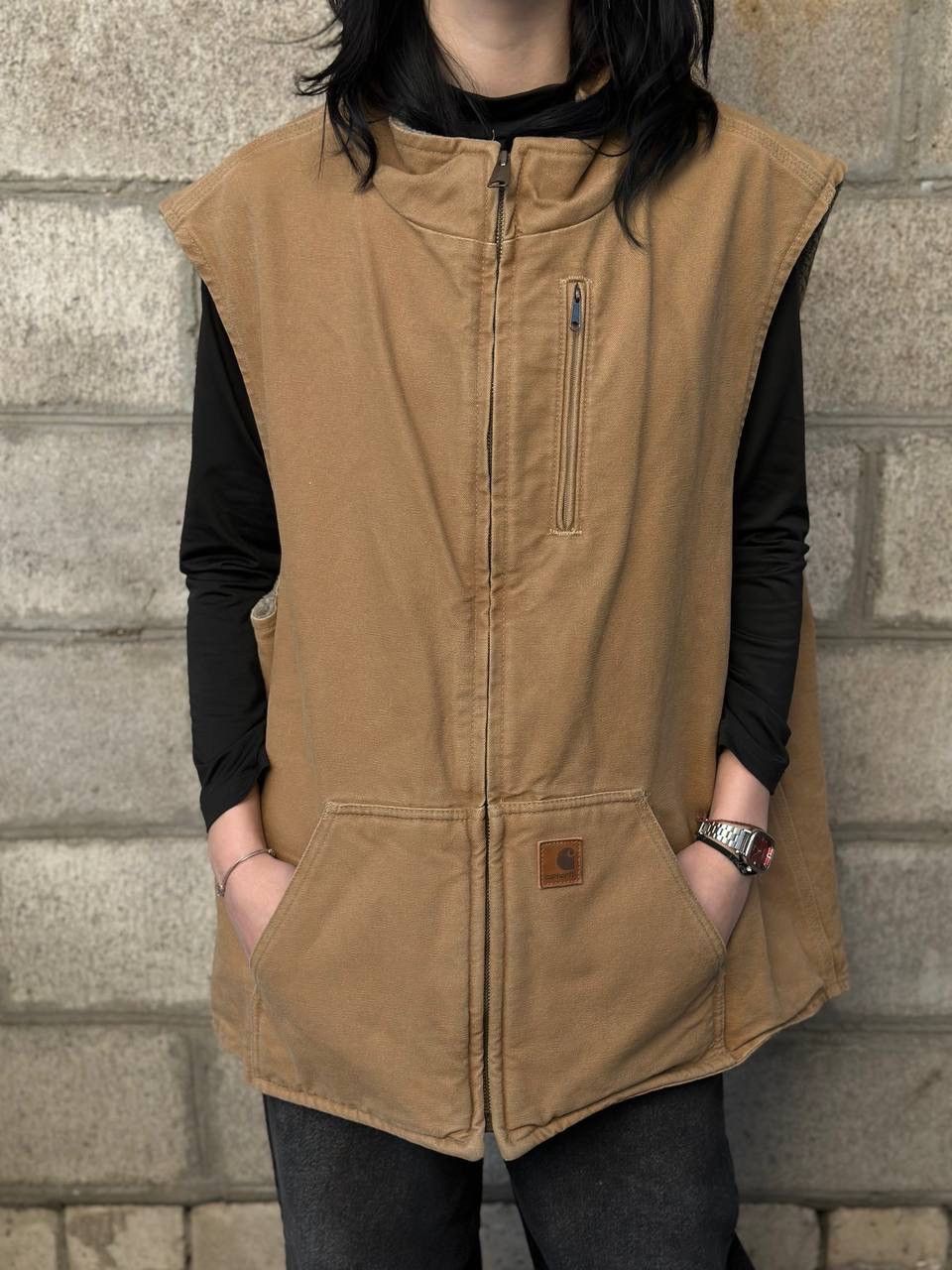 Carhartt VTG Archival Carhartt Vest Work Wear Hype Trend Staff Pick Size US XXL / EU 58 / 5 - 4 Thumbnail