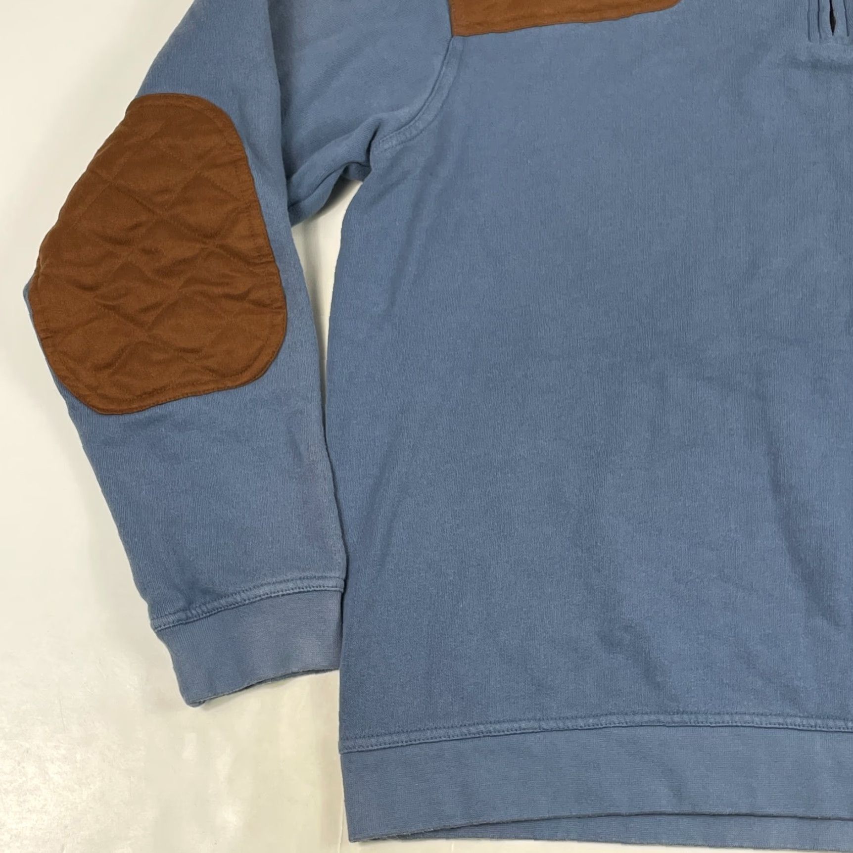 Vintage Gander Mountain Sweater Mens XL Blue 1/4 Zip Elbow Pads Pullover Knit 1/4 Zip Pockets Logo Mock Neck Size US XL / EU 56 / 4 - 6 Thumbnail