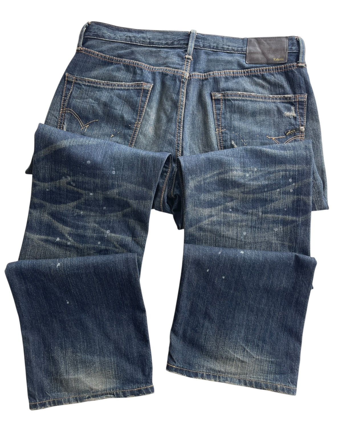 Edwin Edwin Ripped Distressed Denim Size US 35 - 8 Thumbnail