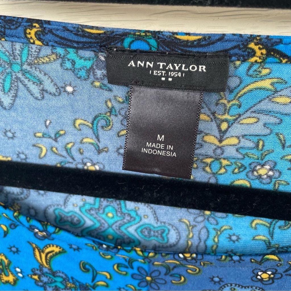 Ann Taylor Ann Taylor Paisley Top Size M Size M / US 6-8 / IT 42-44 - 2 Thumbnail