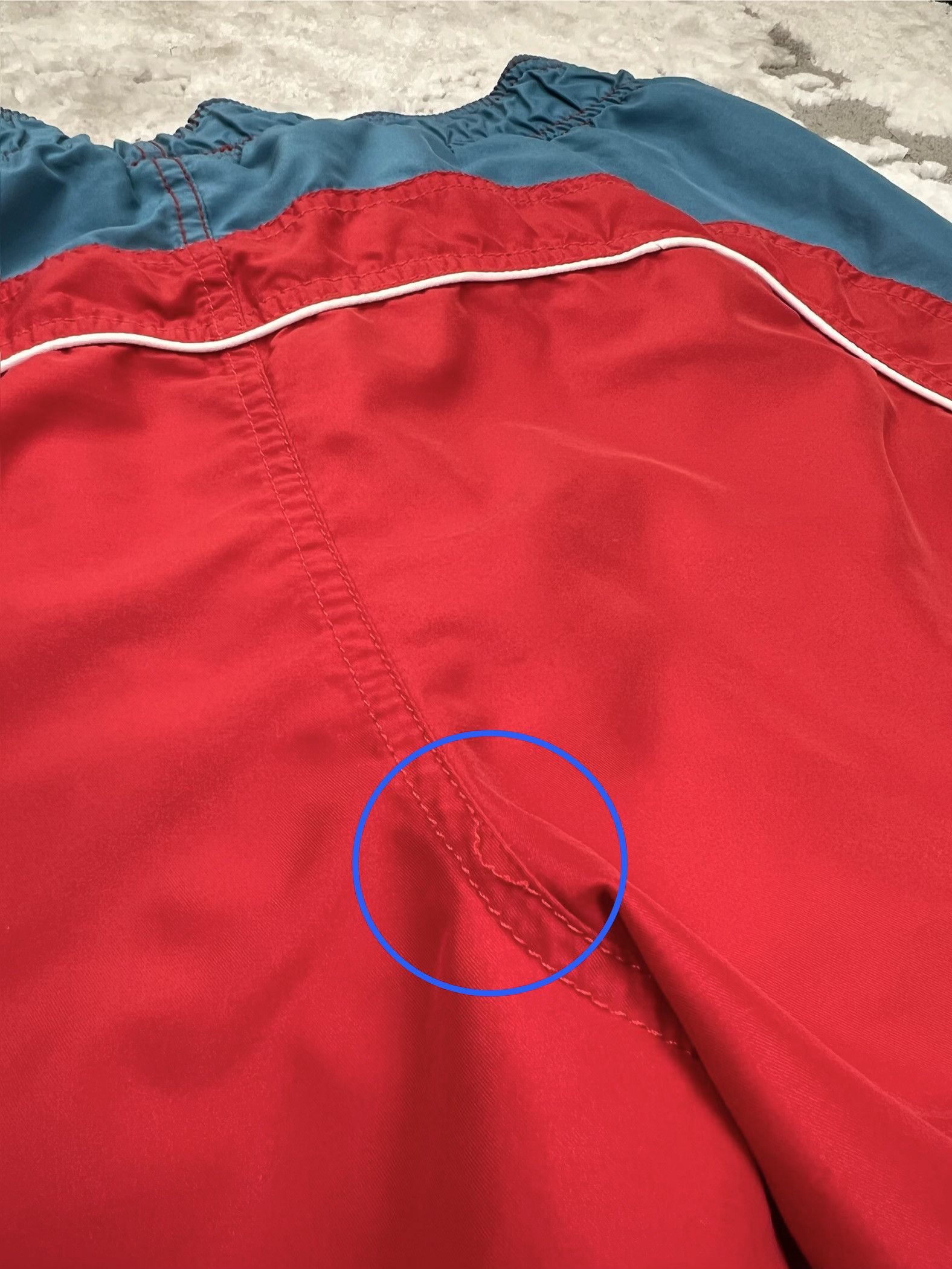 Adidas Adidas Retro Style Swim/Sport Shorts Red/Blue Size XL Size US 38 / EU 54 - 15 Thumbnail