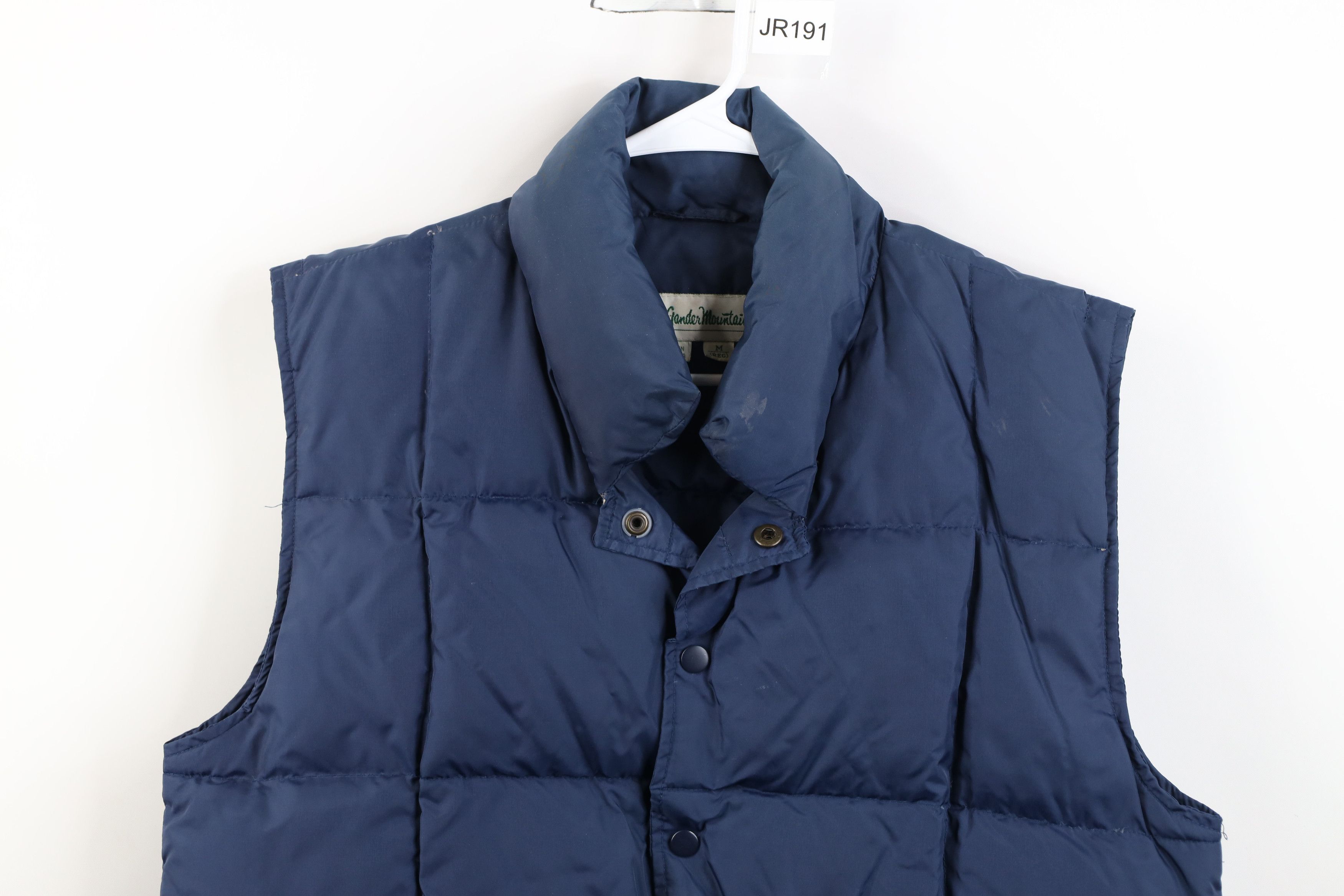 Vintage Vintage 90s Streetwear Down Puffer Vest Jacket Navy Blue Size US M / EU 48-50 / 2 - 2 Thumbnail