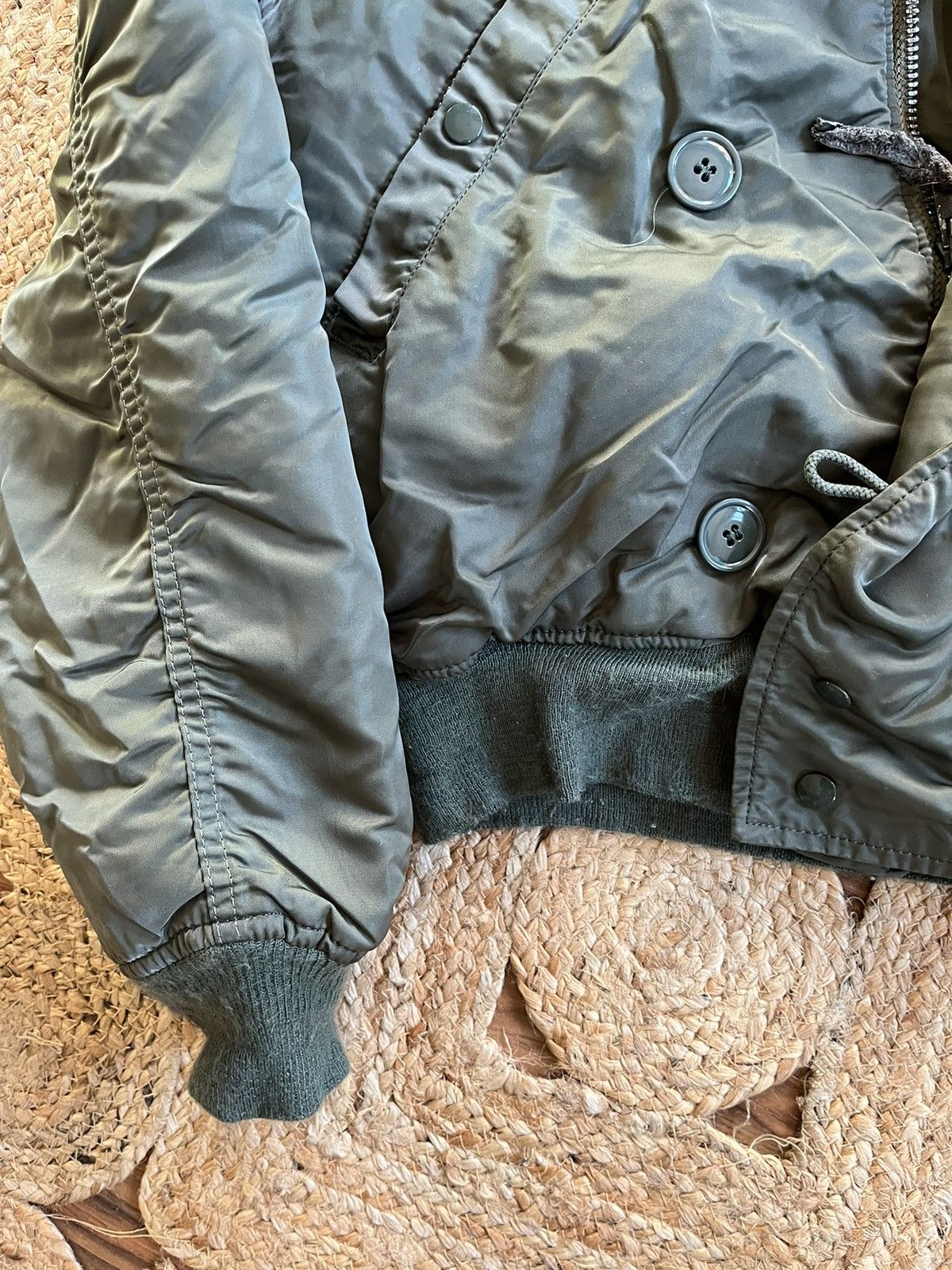 Alpha Industries Alpha 90s 🪖n2-b bomber flight jacket talon ma1 ideal delta Size US L / EU 52-54 / 3 - 12 Thumbnail