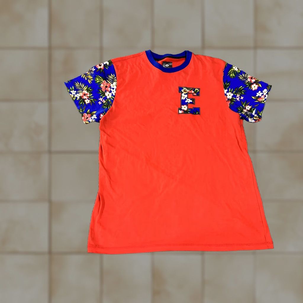 Enyce Enyce Shirt Mens 2XL Red Floral Sleeve E Logo Tropical Graphic Streetwear Tee Shirt Size US XXL / EU 58 / 5 - 1 Thumbnail