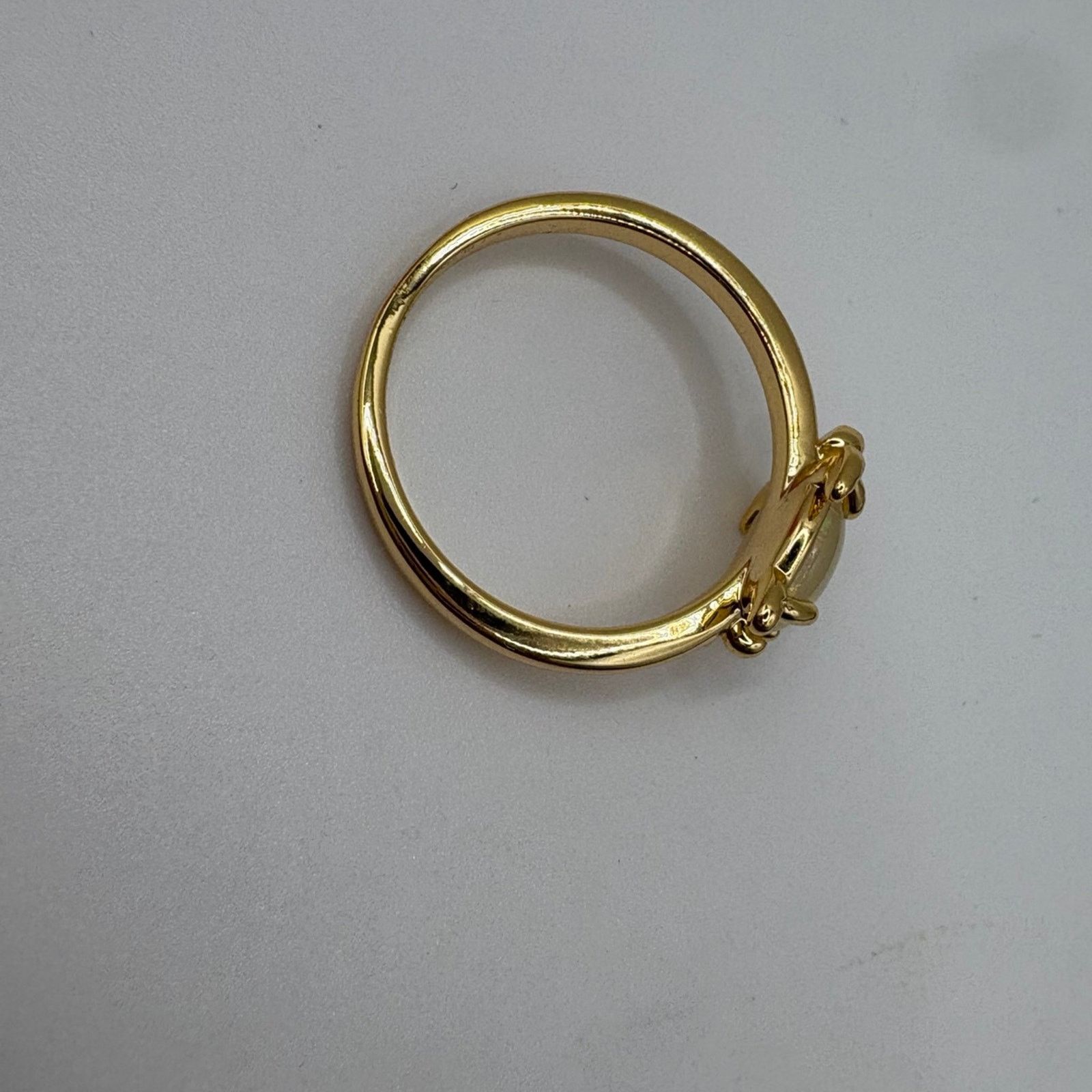 Other Gold Plated Sea Turtle Synthetic Opal Ring - Size 7 Nautical Size ONE SIZE - 3 Thumbnail