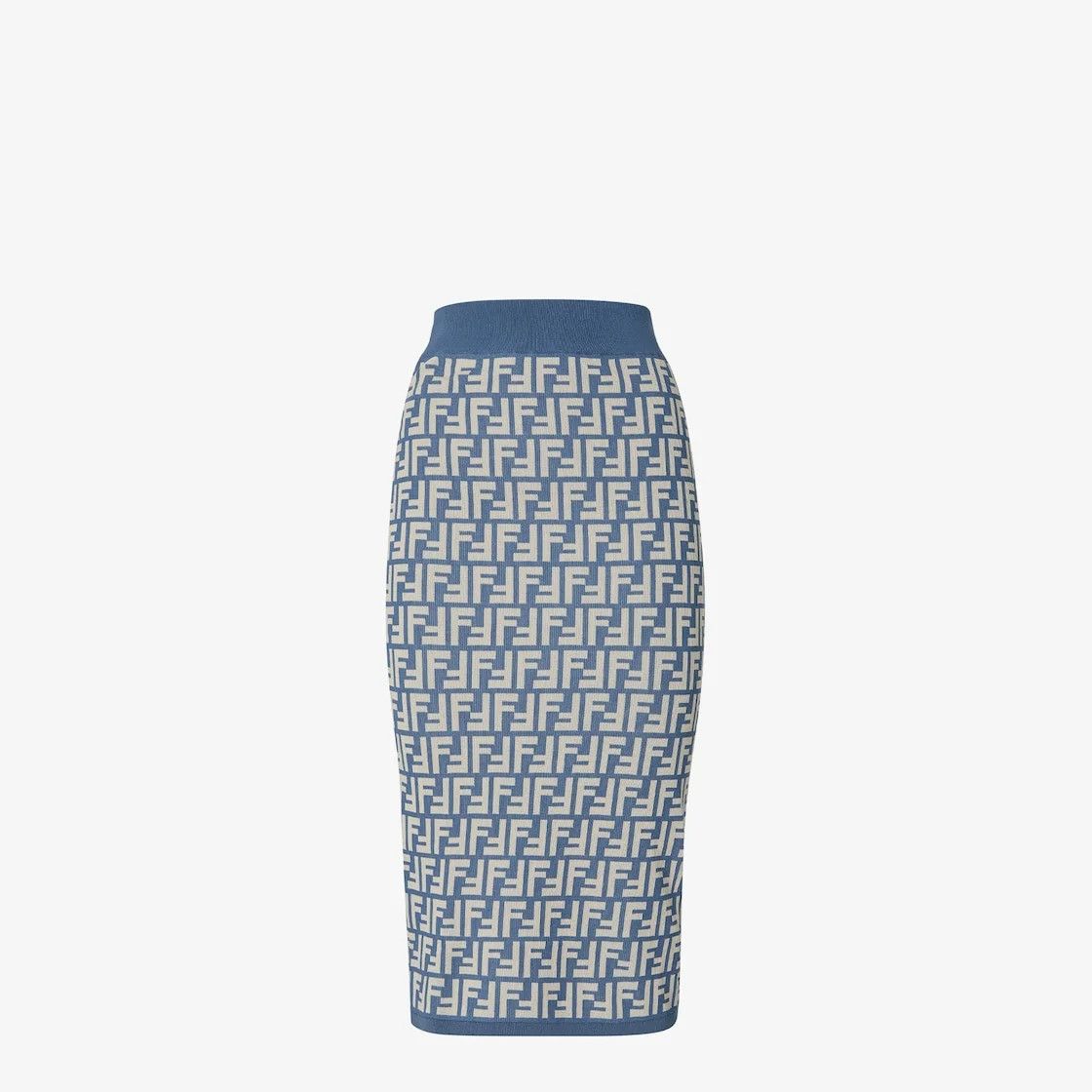 Fendi o1s1wg110326 Skirt in Blue Size 30" / US 8 / IT 44 - 1 Thumbnail