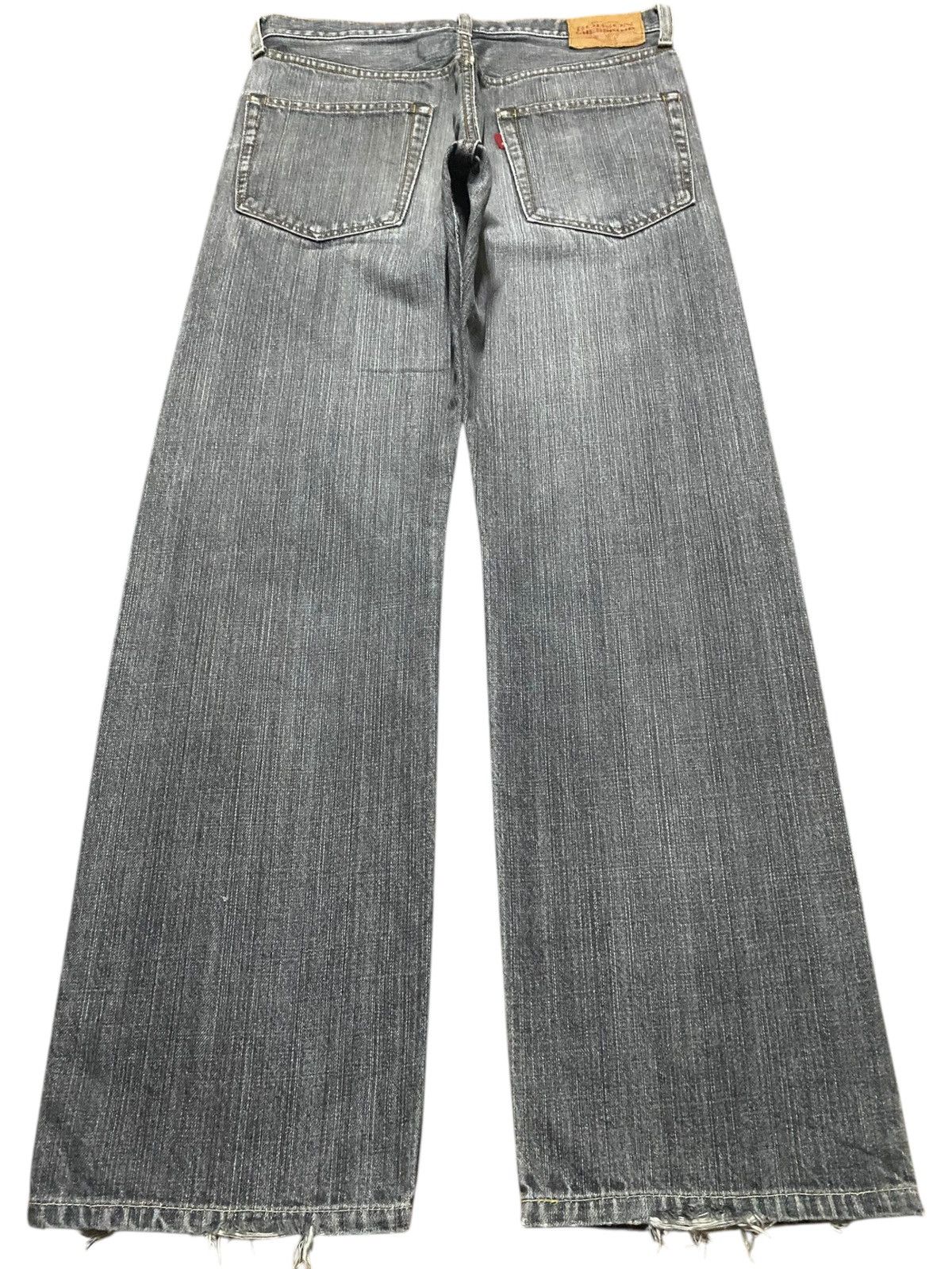 Japanese Brand Vintage Japan Brand Bobson Fade Black Distressed Loose Jeans Size US 32 / EU 48 - 2 Thumbnail