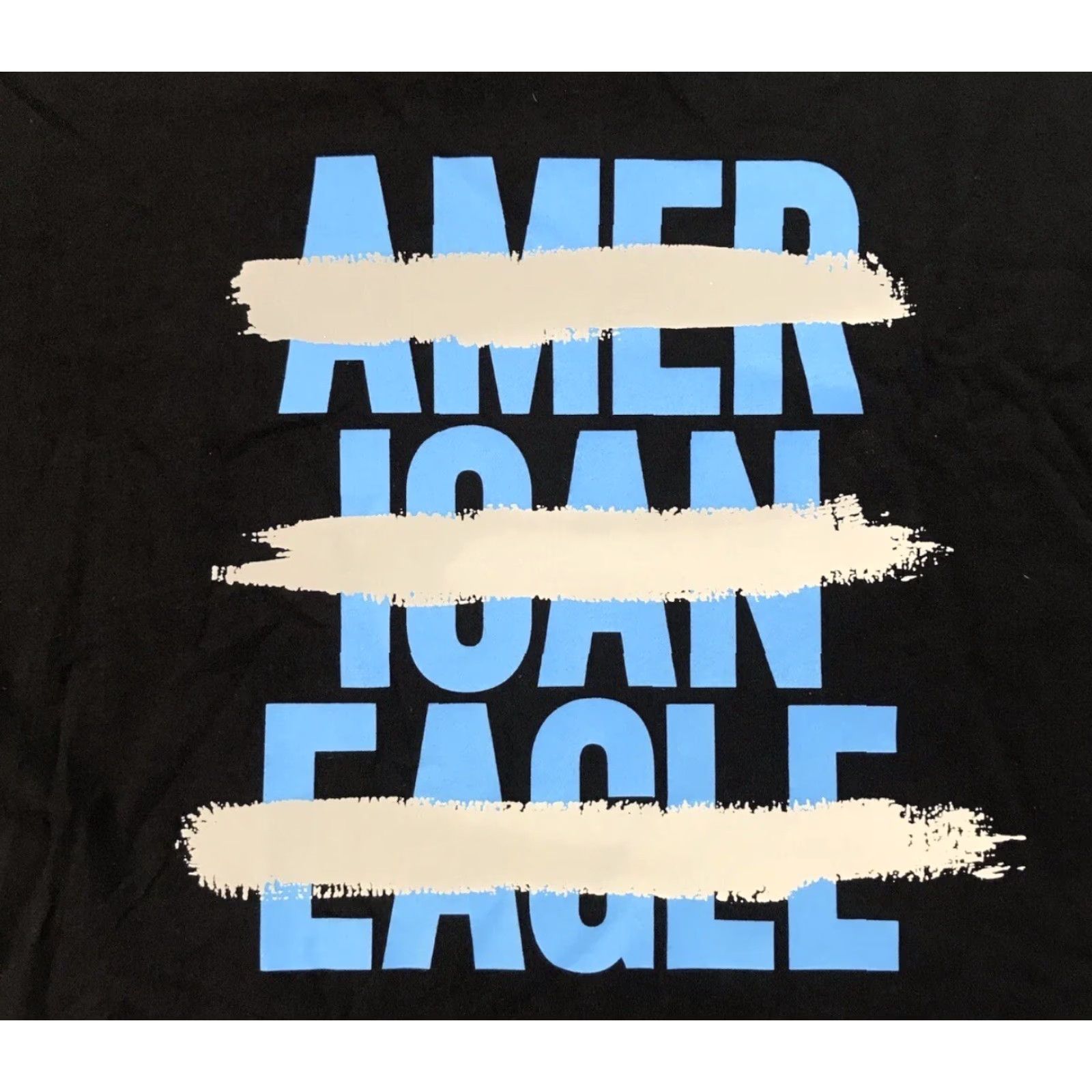American Eagle Outfitters American Eagle Outfitters T Shirt Mens XXL Black Single Stitch Spell Out Logo Size US XXL / EU 58 / 5 - 3 Thumbnail