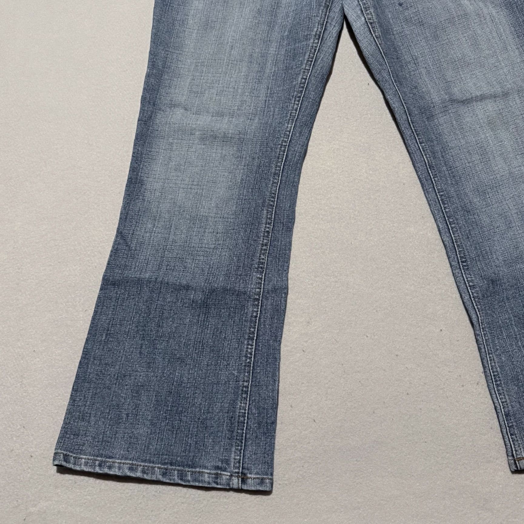 Faded Glory Faded Glory Jeans Women's Blue Mid-Rise Bootcut - 14 Denim, Stretch, 5-Pocket, Regular Fit, Inseam 27 in, Vintage No Size 36" / US 14 / IT 50 - 5 Thumbnail