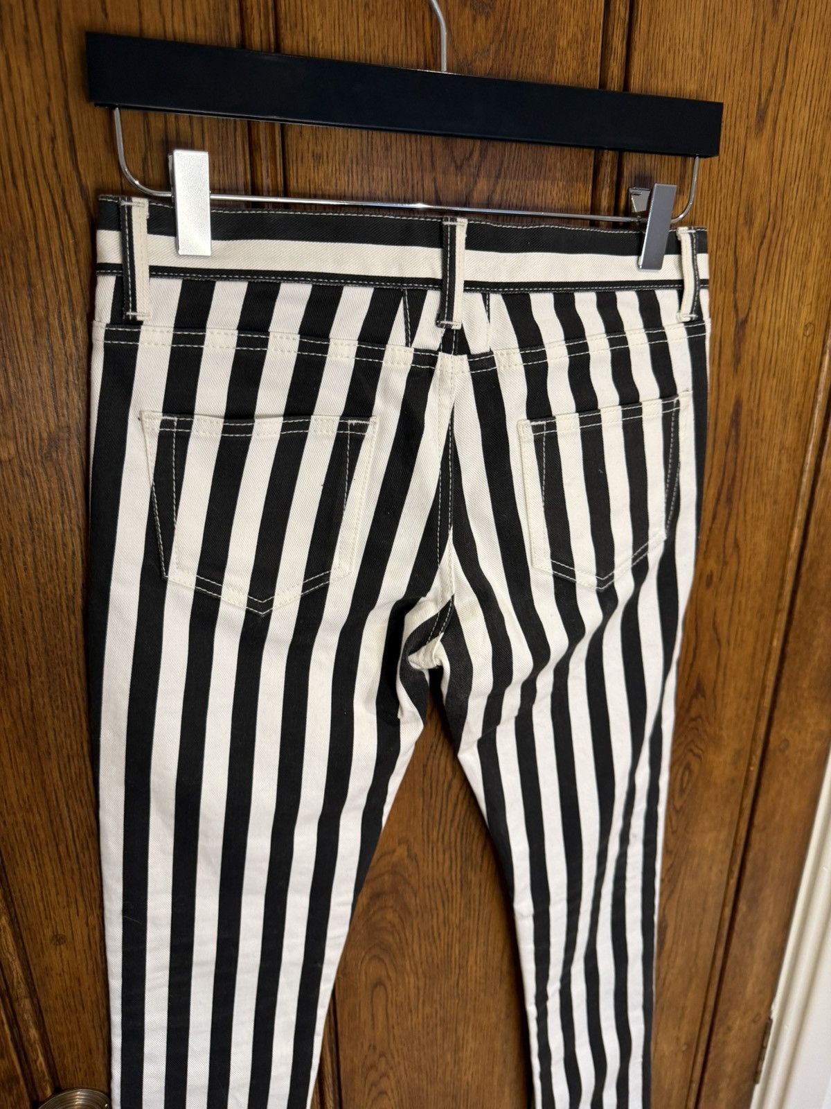 Saint Laurent Paris SS14 Saint Laurent black white skinny jeans Hedi Slimane 26 Size US 26 / EU 42 - 9 Thumbnail