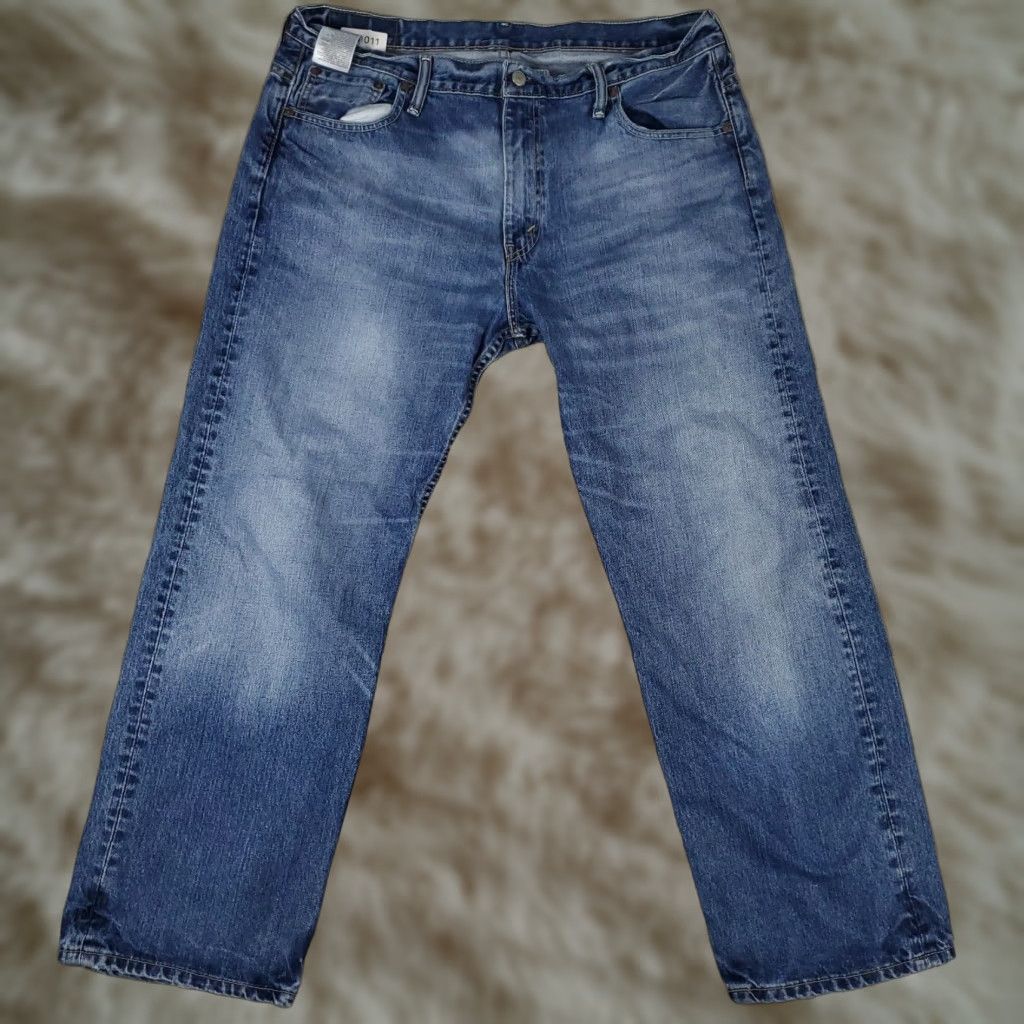 Levi's Levis 569 Jeans Mens Blue Straight Leg 36x30 Regular Fit Denim Pants Size US 36 / EU 52 - 1 Thumbnail