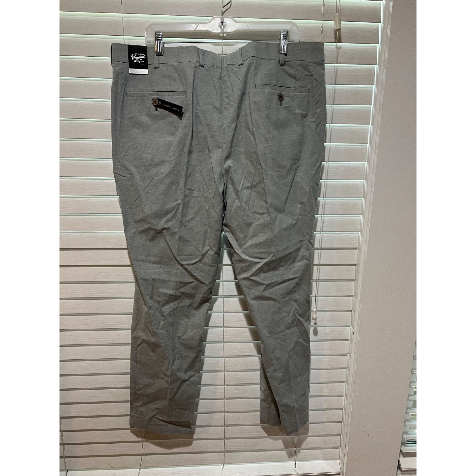 Original Penguin Original Penguin Green Chambray Flat Front Pants - NWT Size Size US 40 / EU 56 - 6 Thumbnail