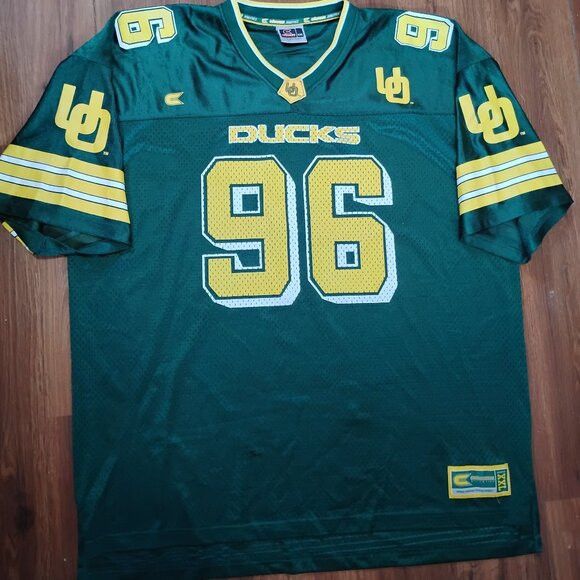 Other Vintage 90s Colosseum Oregon Ducks Football Jersey Size US XXL / EU 58 / 5 - 2 Thumbnail