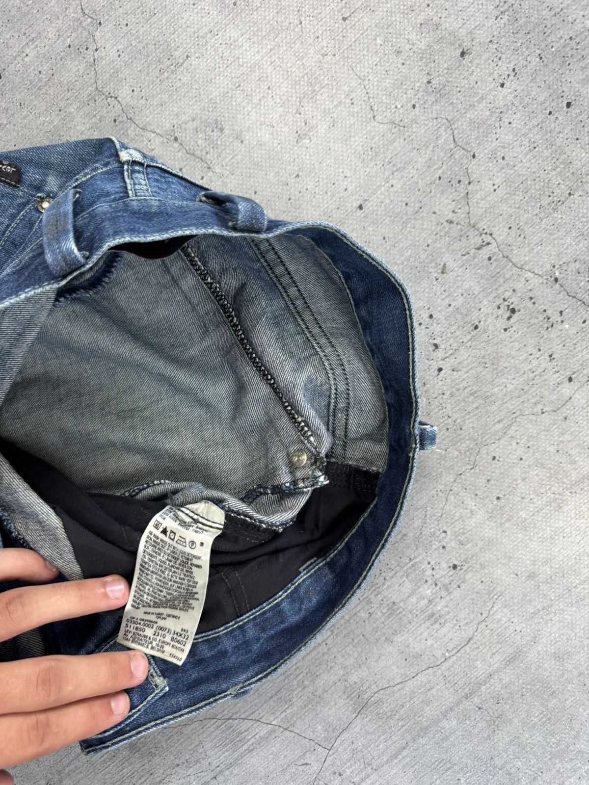 Levi's Vintage 90s Levis 504 Wash Baggy Jeans Size US 34 / EU 50 - 9 Thumbnail