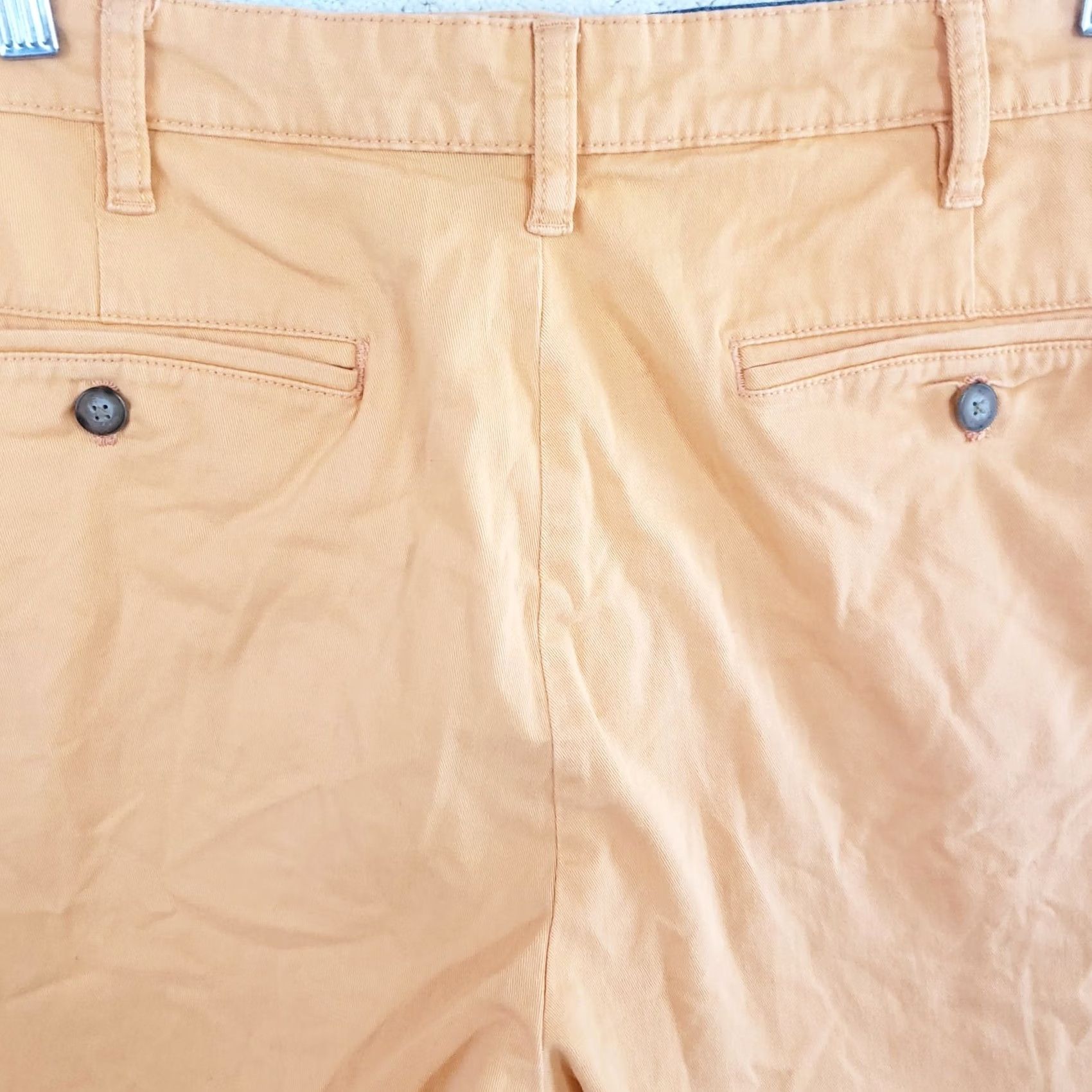 Nautica Nautica Men's 36x8 Cantalope Orange Flat Front Classic Fit The Deck Shorts Size US 36 / EU 52 - 7 Thumbnail