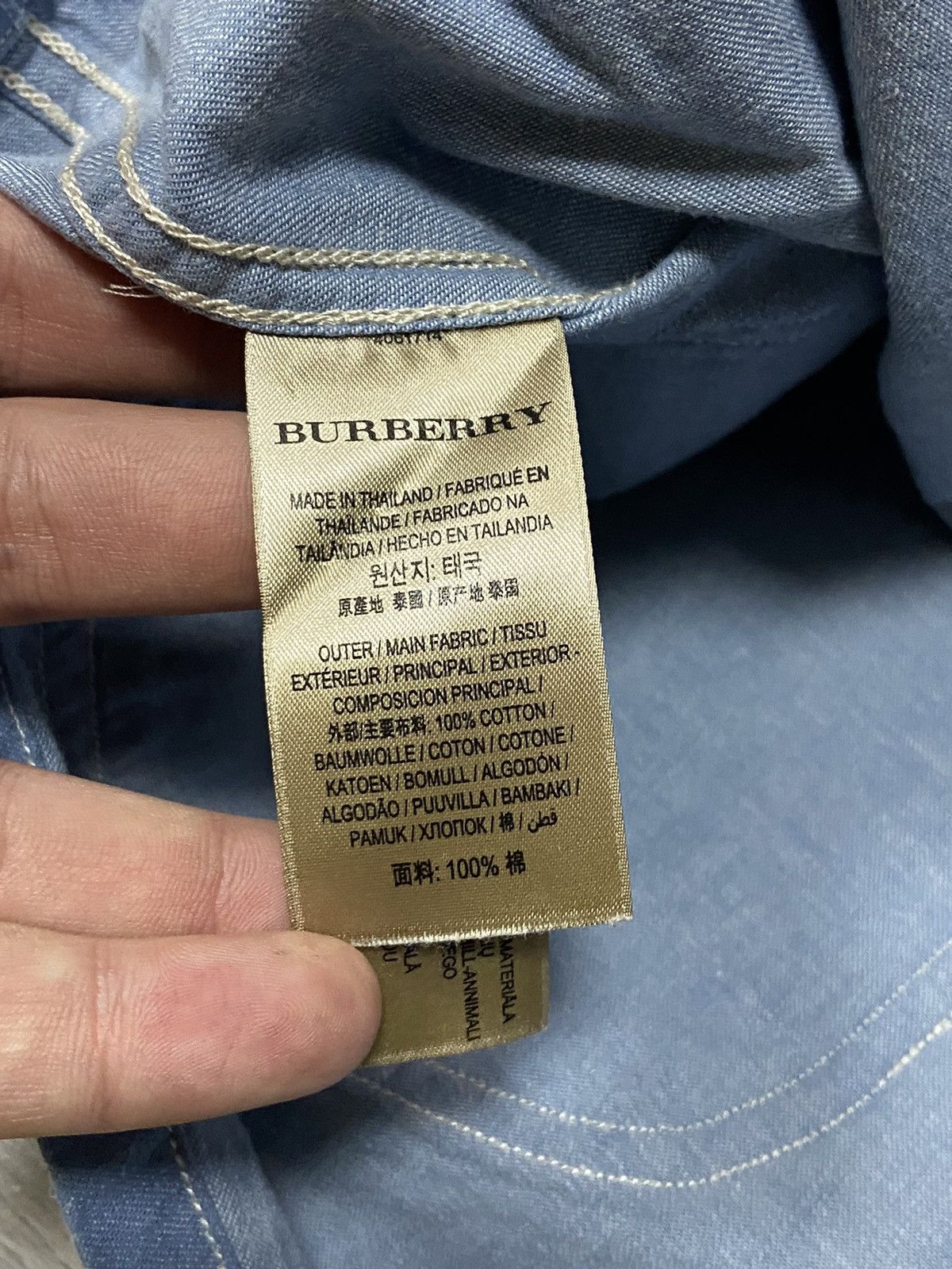 Burberry Burberry London England multipocket shirt buttons Size US M / EU 48-50 / 2 - 7 Thumbnail