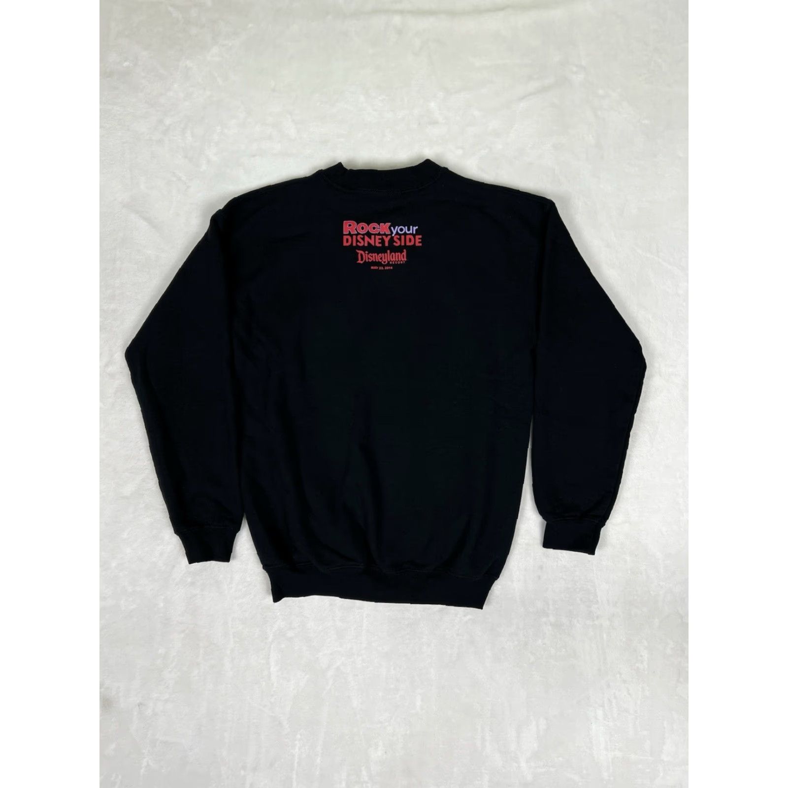 Disney VINTAGE Disney Sweatshirt Heroes & Villains Mickey Mouse XS Unisex Adults Black 90s Cartoon Graphic Print Pullover Size XS Mens Womens Boys Girls Size US XS / EU 42 / 0 - 6 Thumbnail