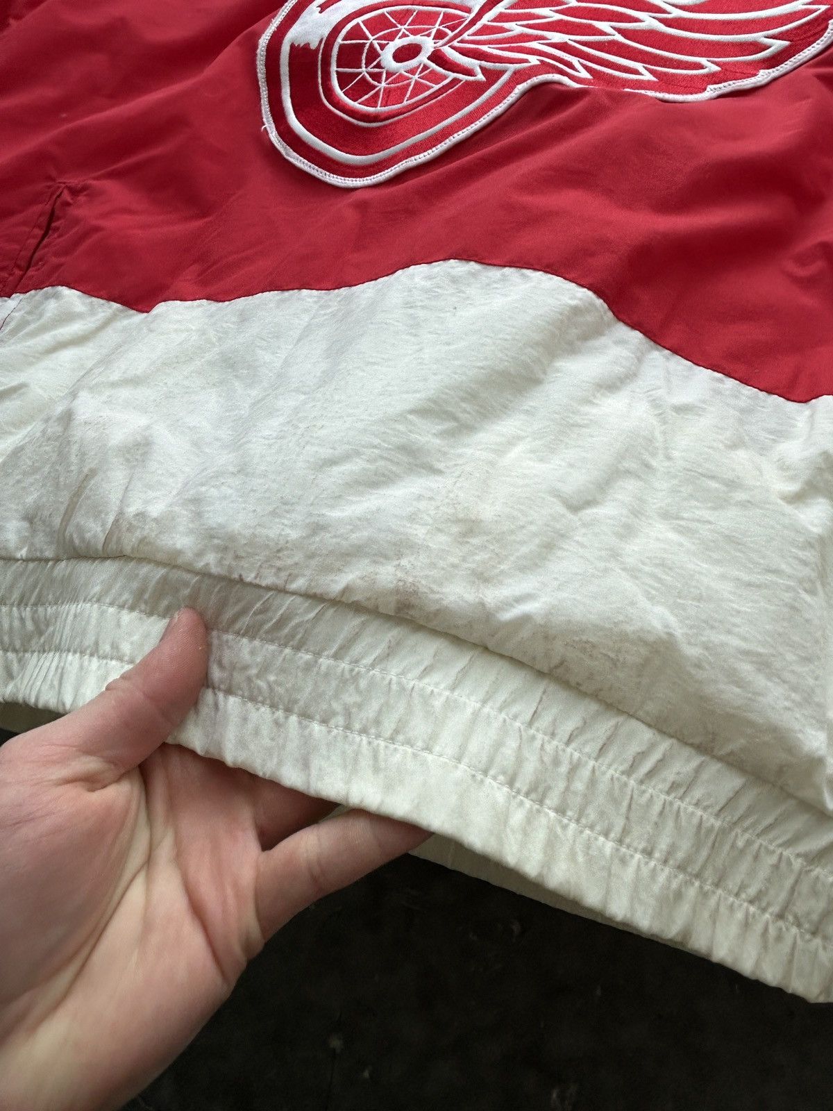 Apex One Vintage 90s Detroit Red Wings Puffer Jacket Pullover Parka Size US XL / EU 56 / 4 - 9 Thumbnail