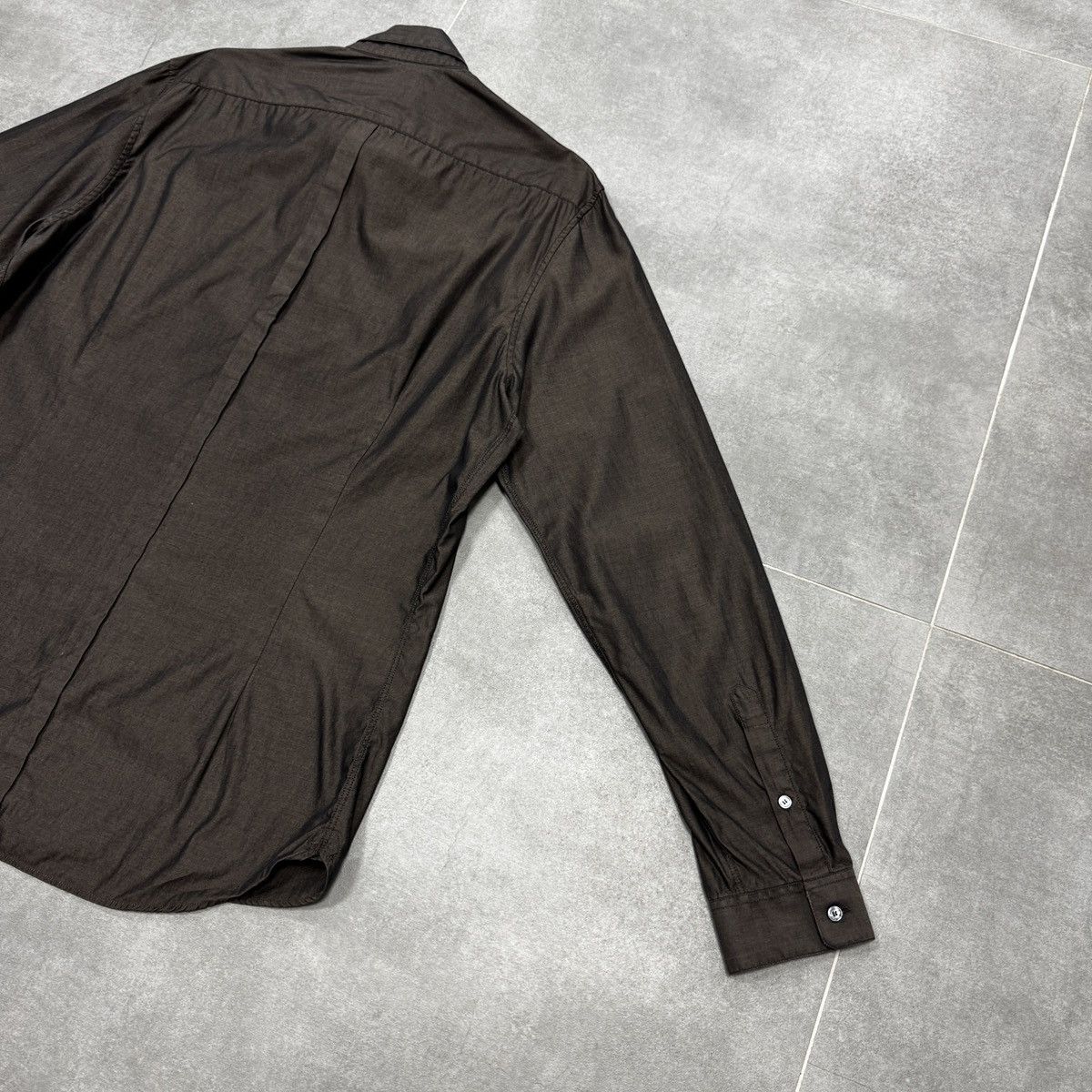 Burberry Burberry London Brown Button Shirt Long Sleeve Size 16-41 Size US M / EU 48-50 / 2 - 21 Thumbnail