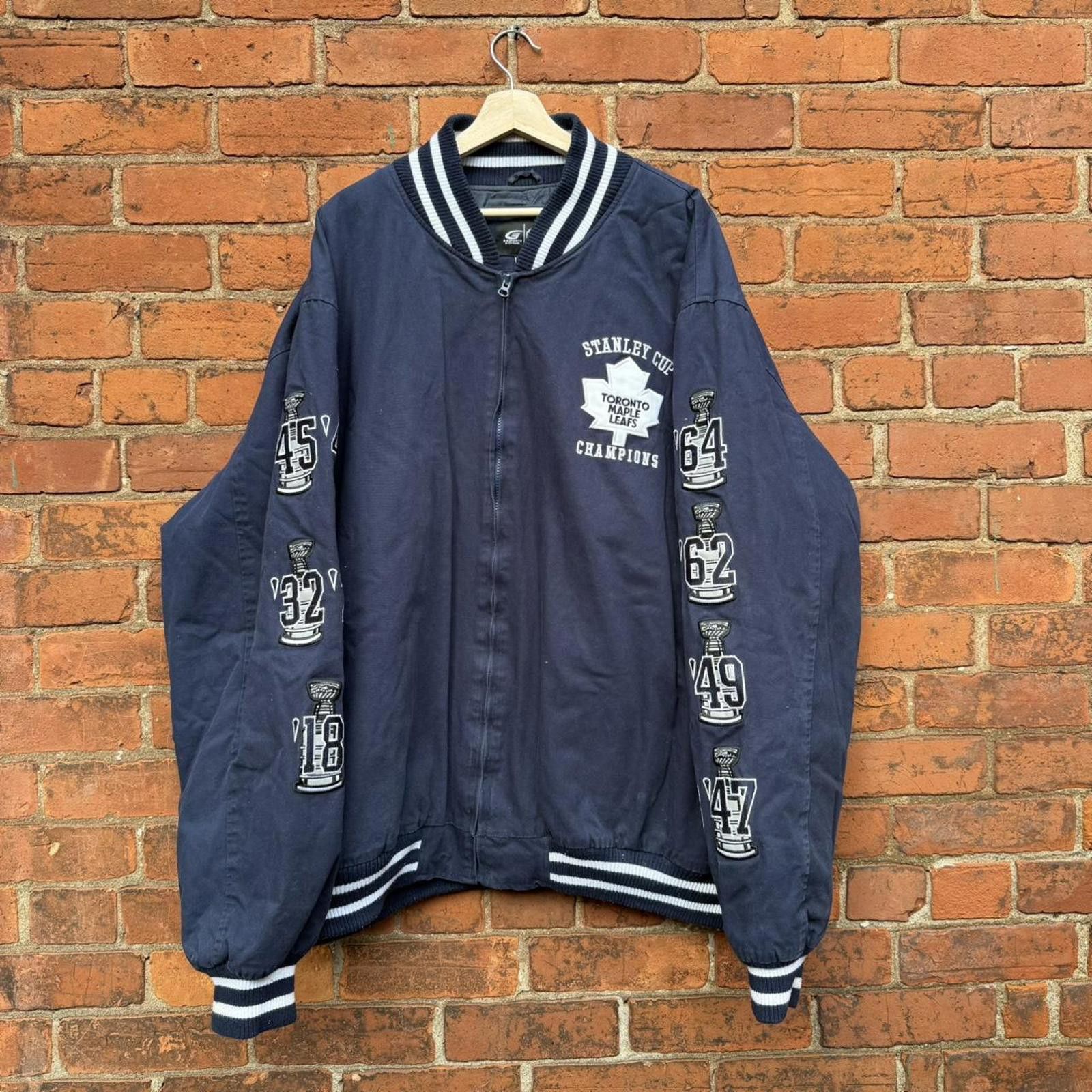 G-III vintage Toronto maple leafs Stanley cup champions jacket 4XL Size US XXL / EU 58 / 5 - 1 Thumbnail