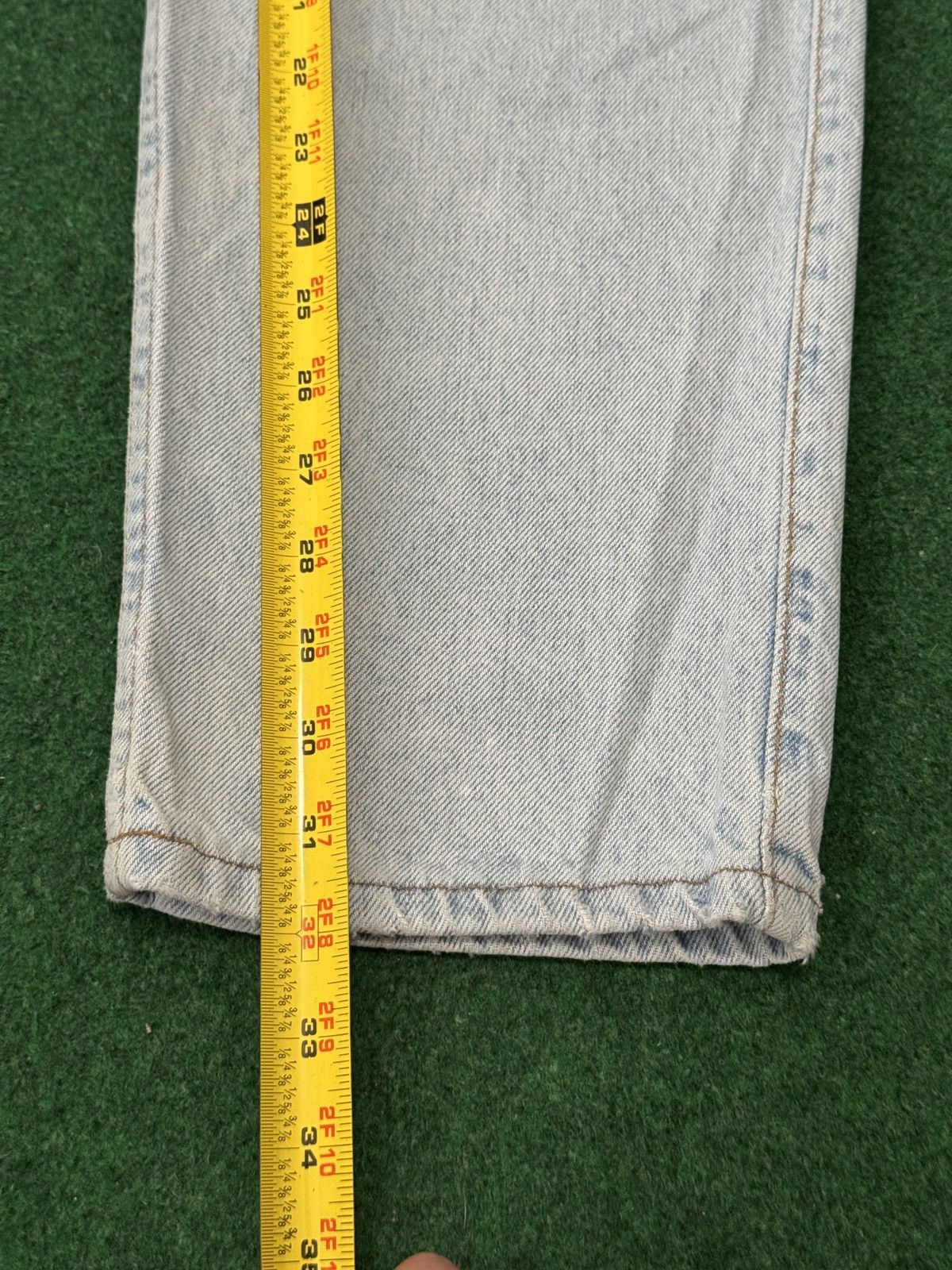 Levi's Vintage Clothing 90s Levi’s 545 Loose Baggy Hip Hop Grunge Light Wash Jeans Size US 32 / EU 48 - 7 Thumbnail