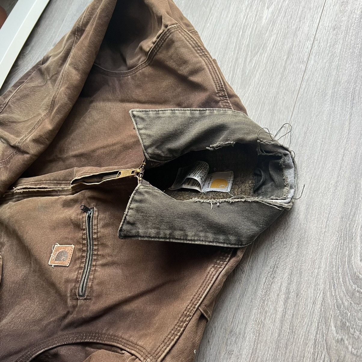 Carhartt Vintage Brown Carhartt Detroit Jacket J97 Size US L / EU 52-54 / 3 - 10 Thumbnail
