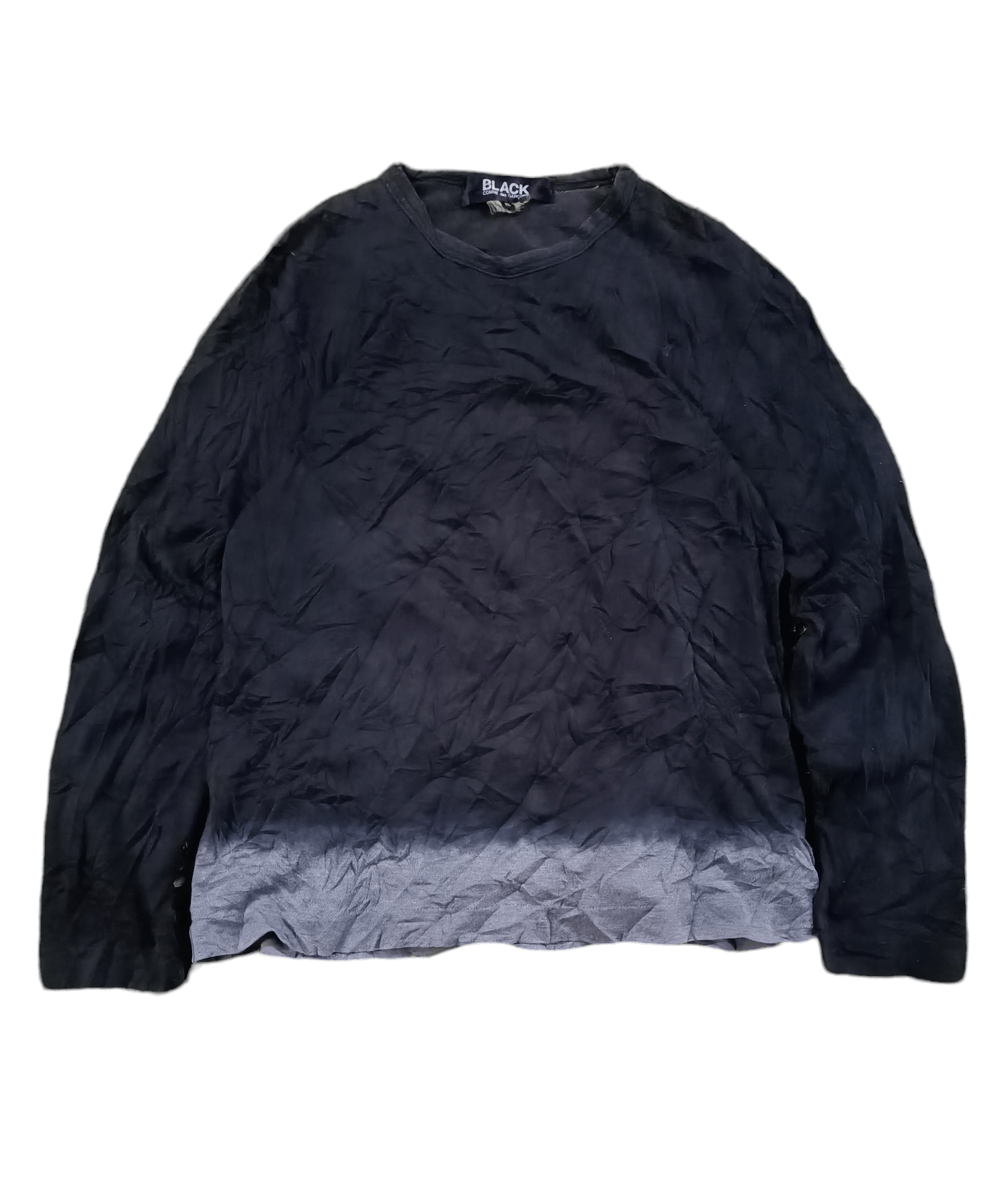 image of Cdg Cdg Cdg x Comme Des Garcons Cdg X Long Sleeve Crew Neck X Designer in Black Silver (Size Medium