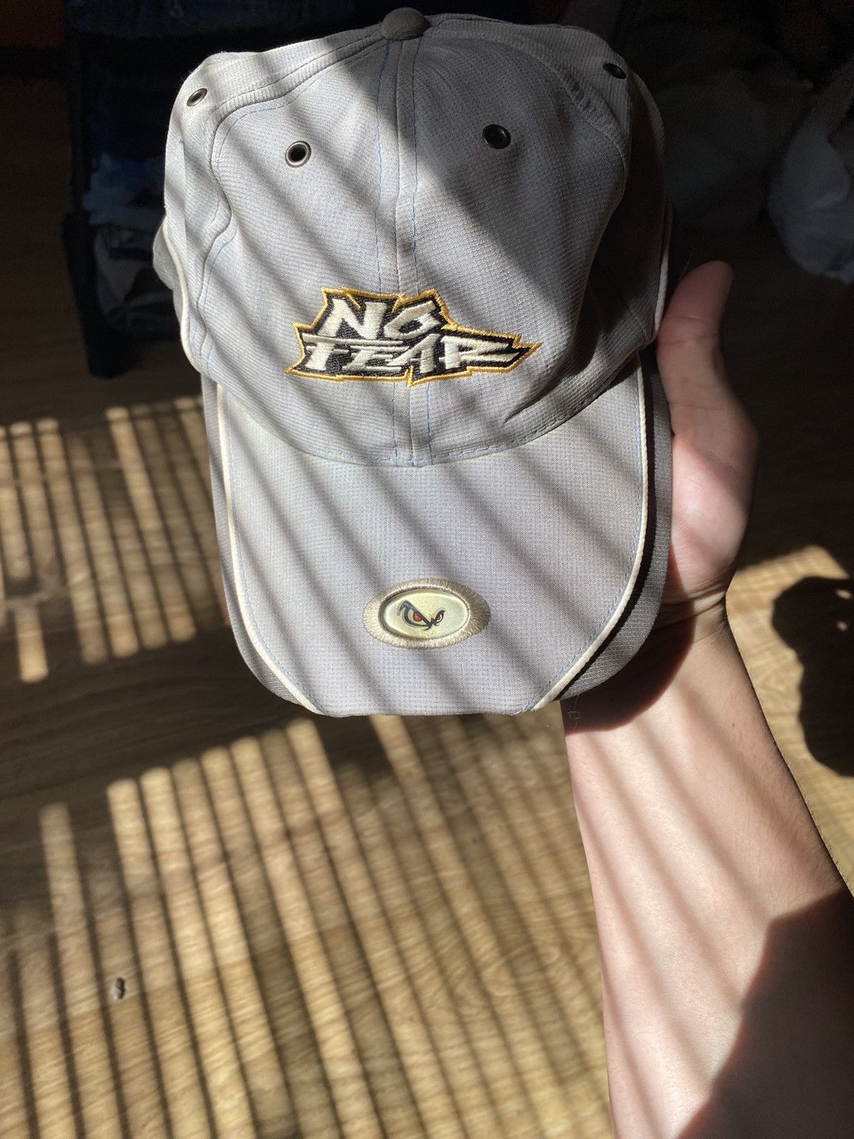 No Fear Vintage 90s No Fear Merch Cap Y2K Rare Embrioned Logo 2000s Size ONE SIZE - 2 Thumbnail