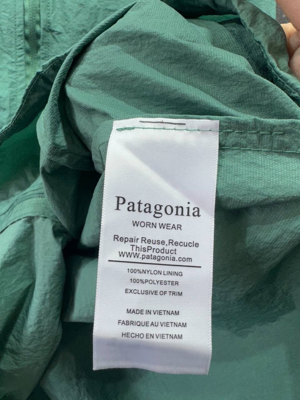 Patagonia Patagonia Worn Wear Green Windbreaker Coats Jackets Size US M / EU 48-50 / 2 - 7 Thumbnail