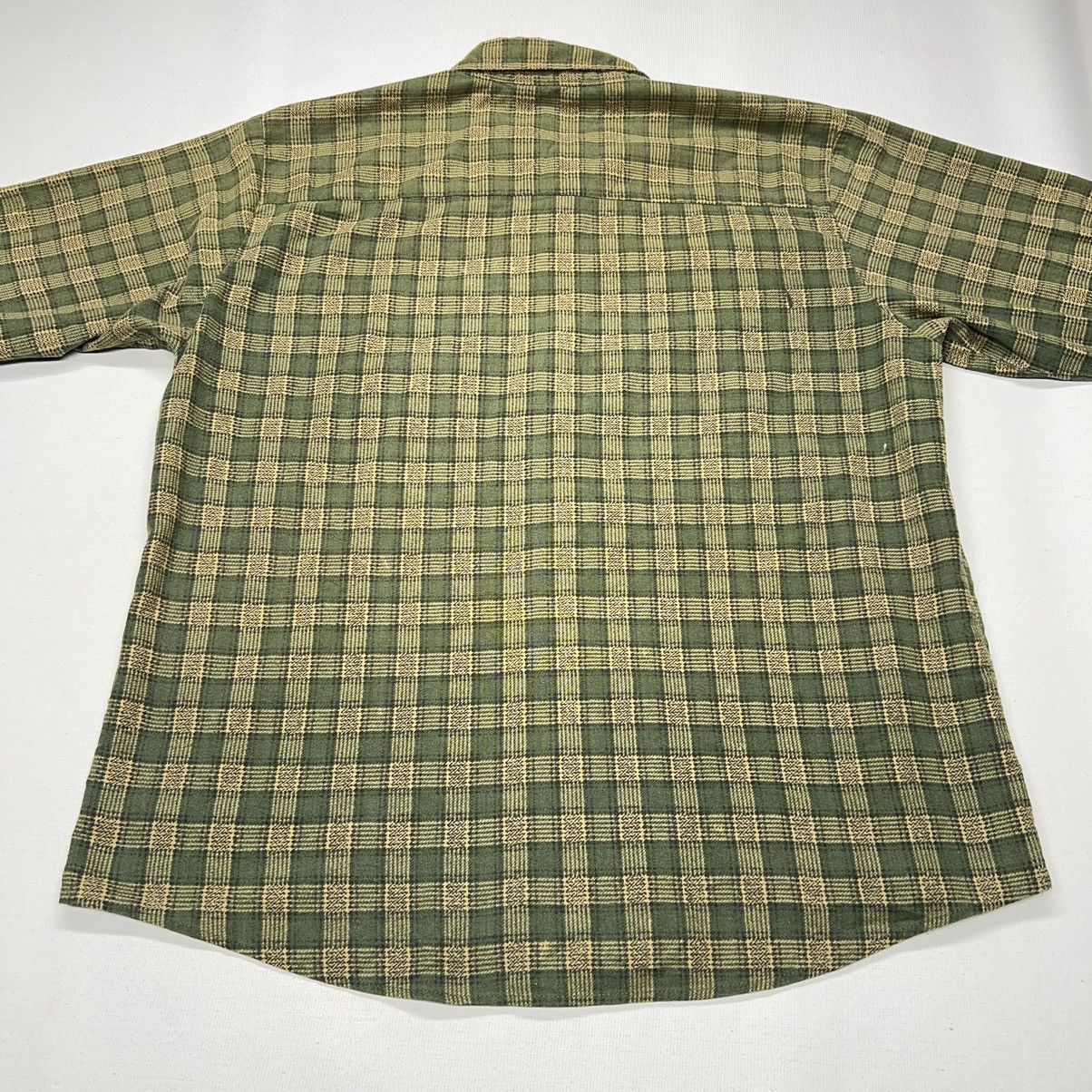 Haband × Vintage VTG Haband Flannel Shirt Green Plaid Button Up Pearl Snap Size US L / EU 52-54 / 3 - 11 Thumbnail