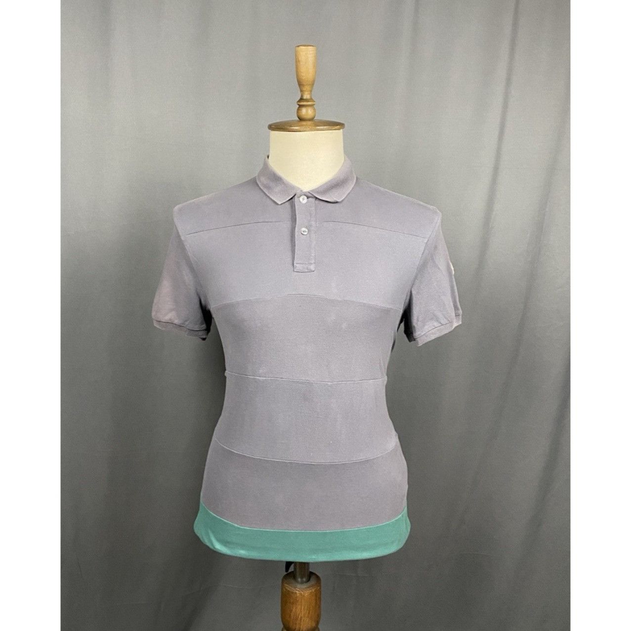 Moncler Moncler Maglia Men's Gray Polo T-Shirt Size L Size US L / EU 52-54 / 3 - 1 Thumbnail