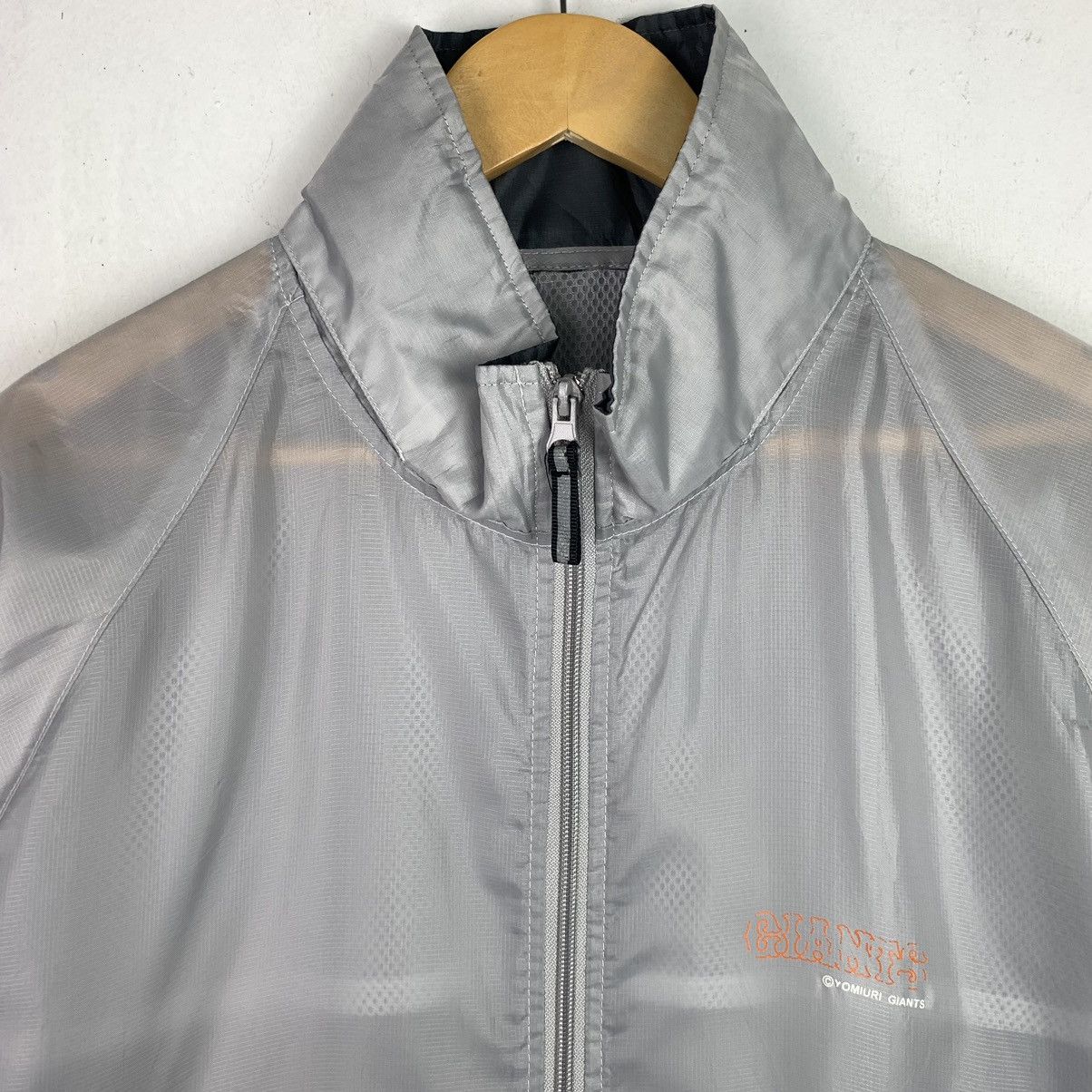 Designer Vintage Yomiuri Giants Full Zipper Transparent Jacket Size US XL / EU 56 / 4 - 2 Thumbnail