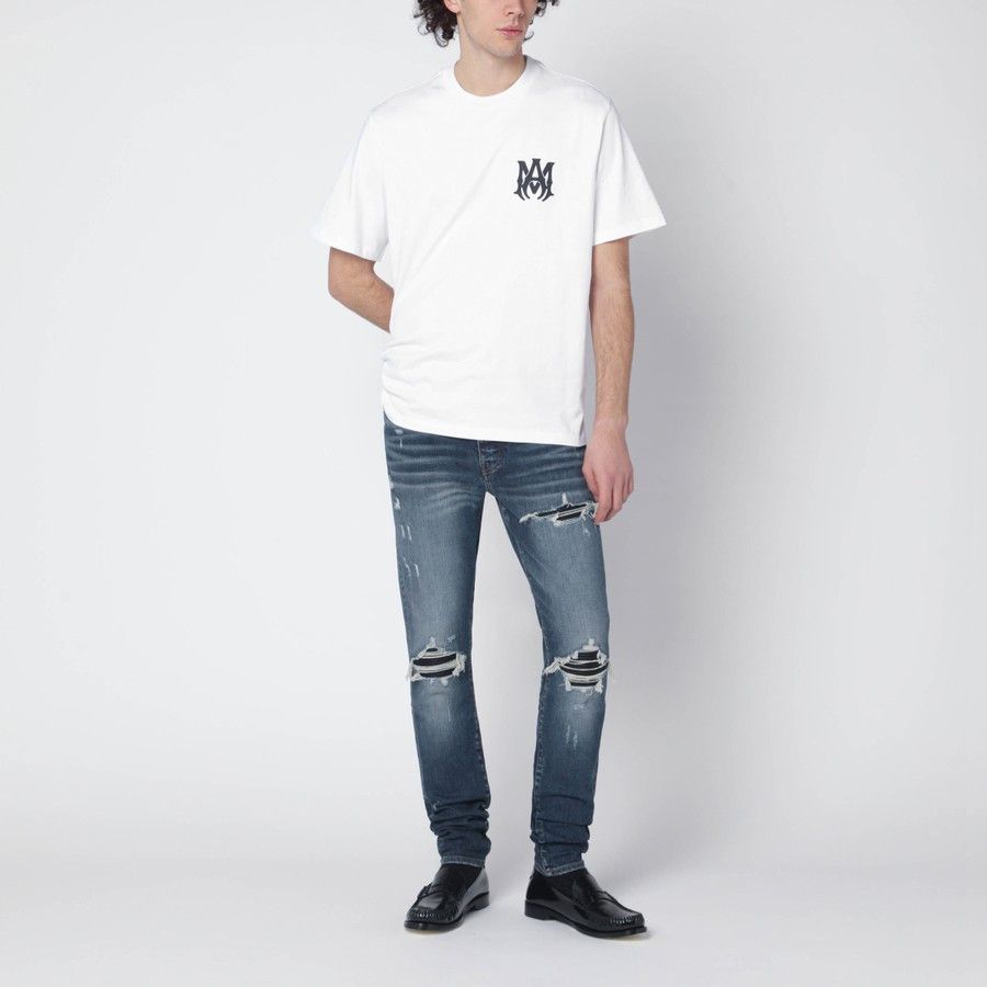 Amiri o1d2blof0226 MX1 Jeans in Blue Size US 33 - 2 Thumbnail