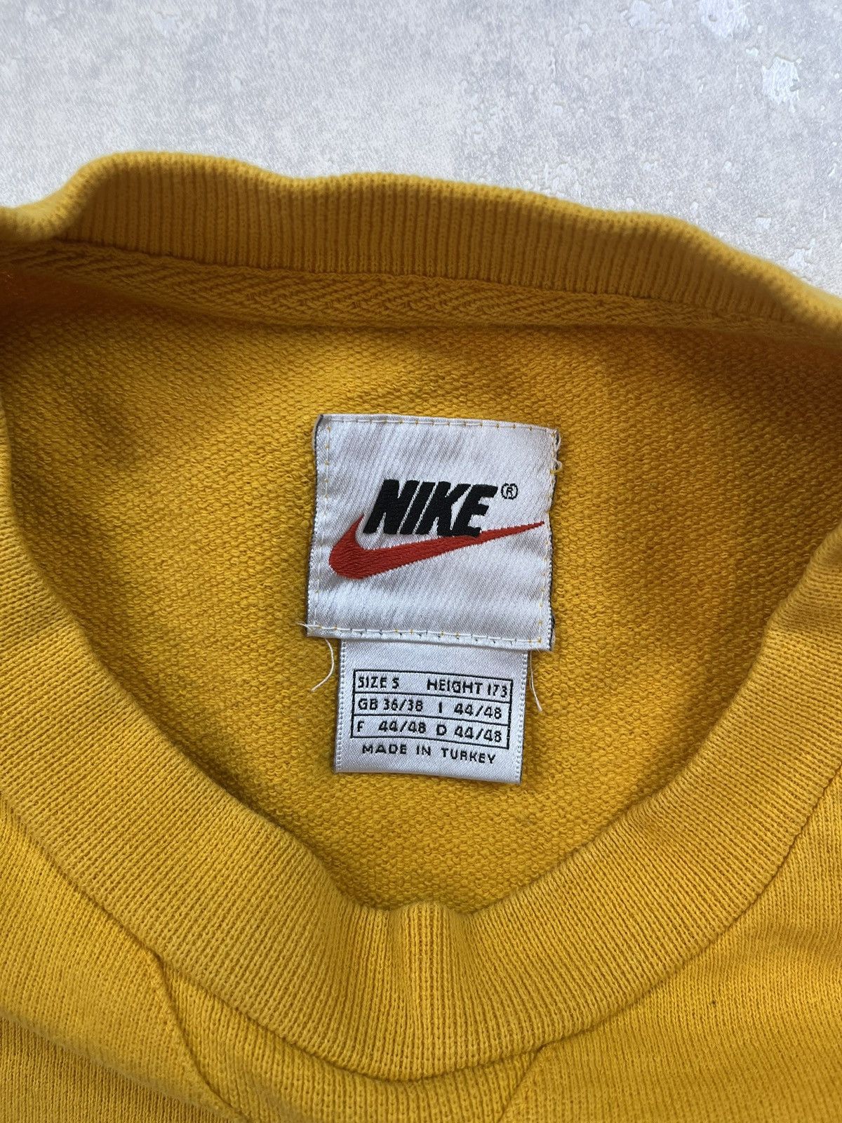 Nike × Vintage 90s Nike Big Central Swoosh Vintage Y2K Oversized Sweatshirt Size US M / EU 48-50 / 2 - 3 Thumbnail