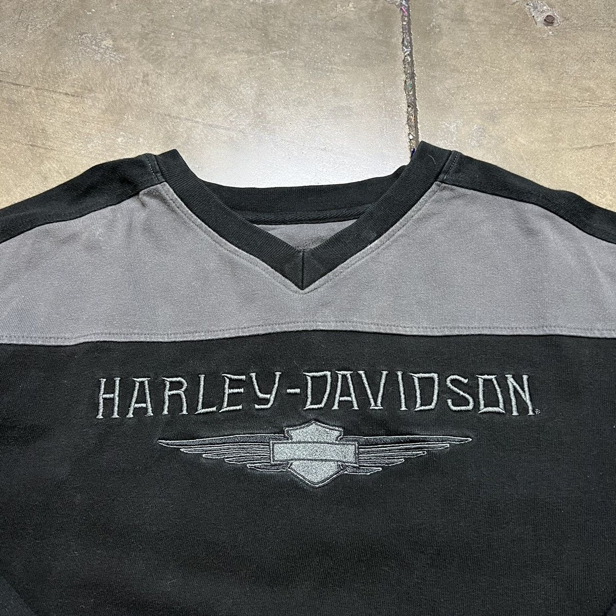 Harley Davidson × Vintage Vintage Y2K Harley Davidson Heavyweight Long Sleeve Shirt Size US XL / EU 56 / 4 - 5 Thumbnail