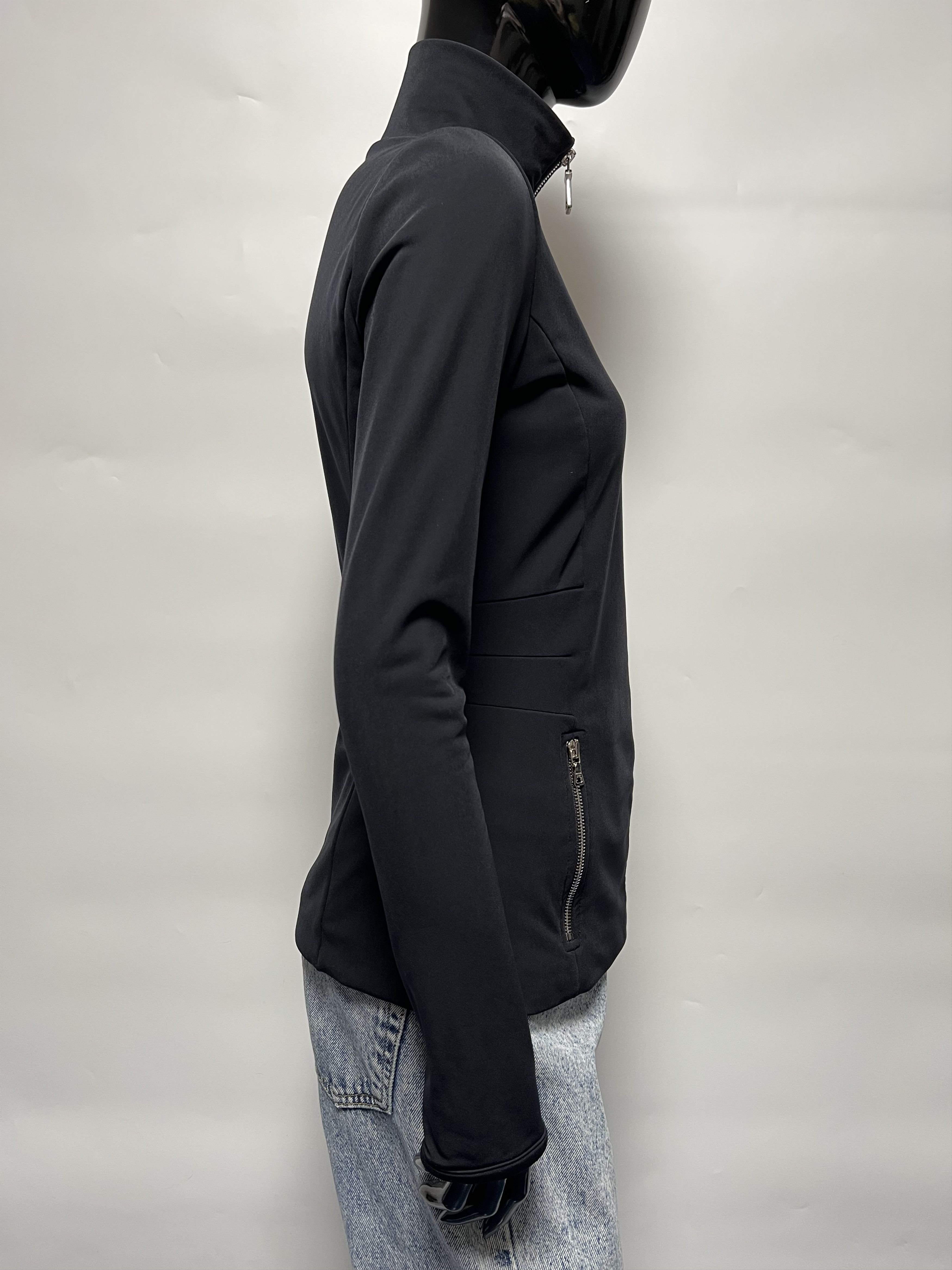 Prada Prada Vintage Women’s Black Full Zip Jacket Size M/L Size L / US 10 / IT 46 - 3 Thumbnail
