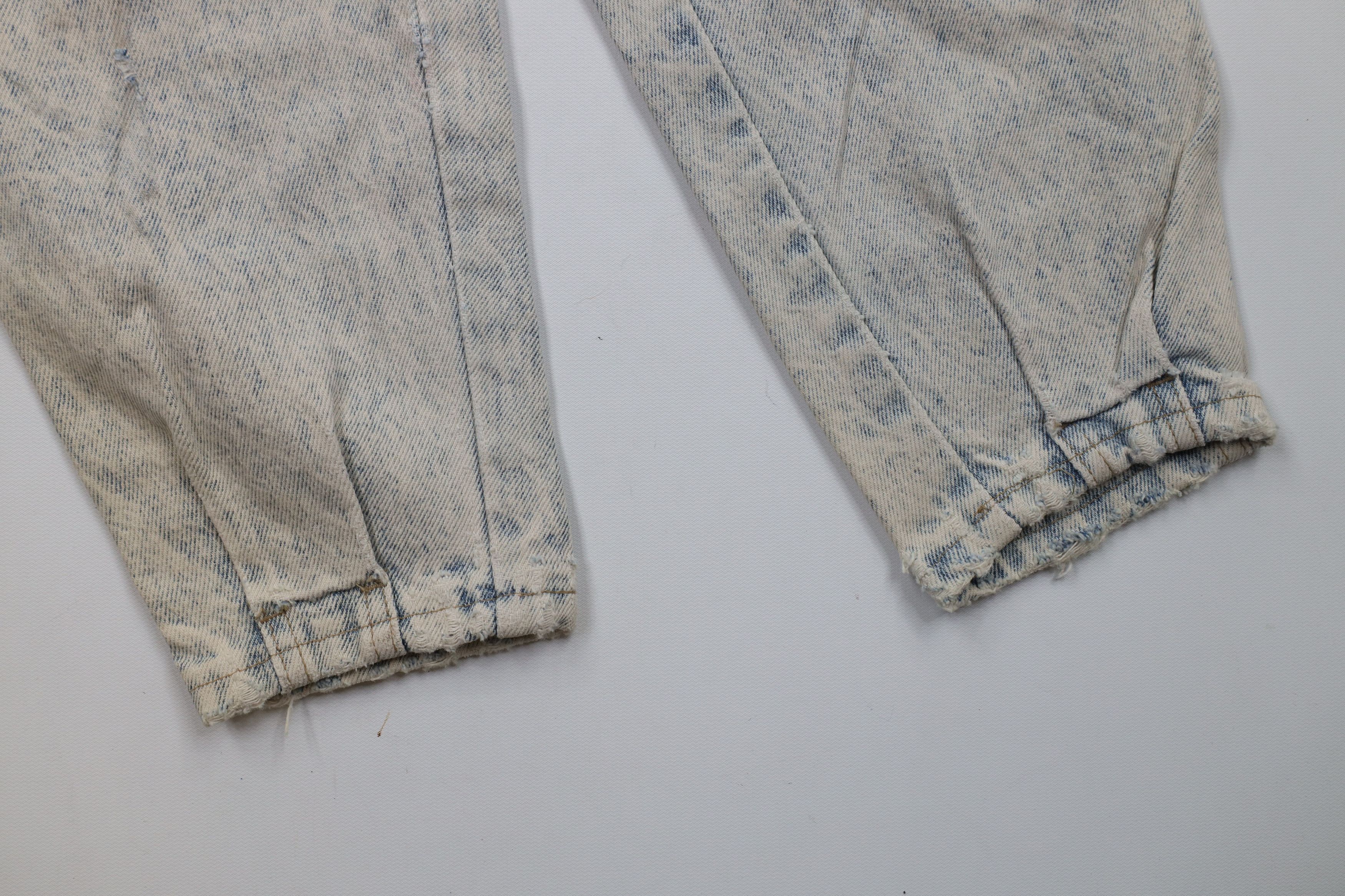Vintage Vintage 80s 90s Streetwear Acid Wash Tapered Leg Denim Jeans Size 25" / US 0 / IT 36 - 5 Thumbnail