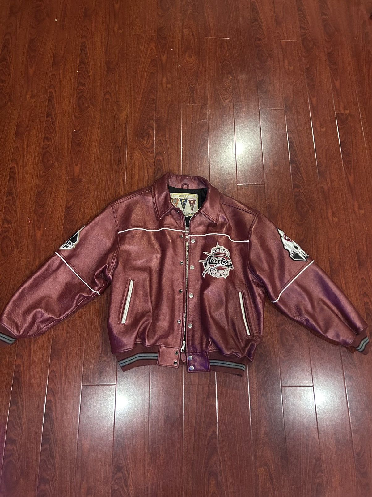 90s Avirex Leather Jacket “Impala Runners”