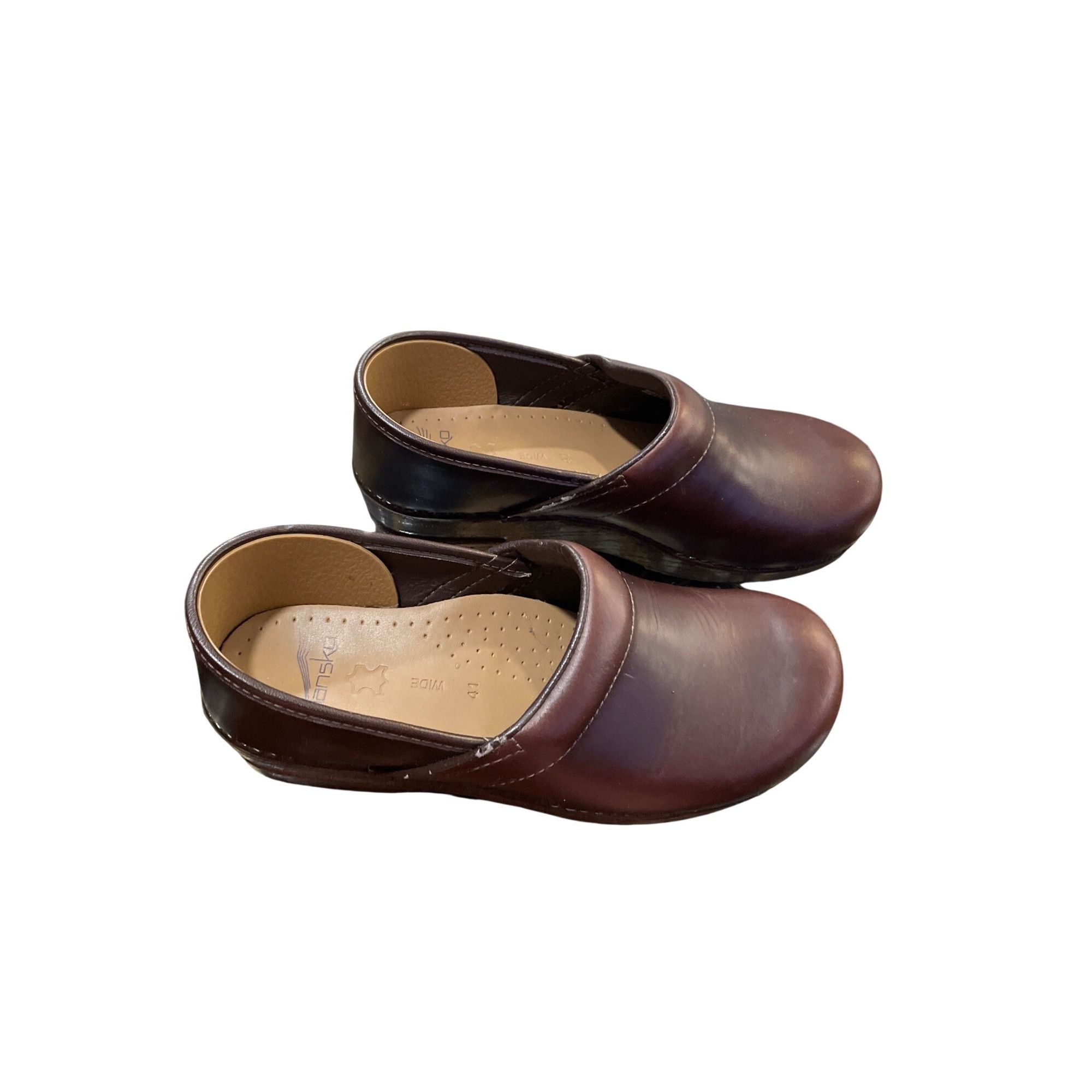 Dansko Dansko wms brown leather nursing day wear mules clogs sz 10- Size US 10 / IT 40 - 19 Thumbnail