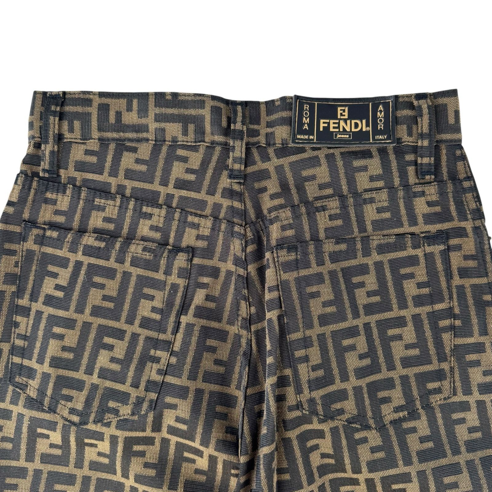 Fendi Fendi Vintage Zucca Print Pant Size 27" / US 4 / IT 40 - 6 Thumbnail