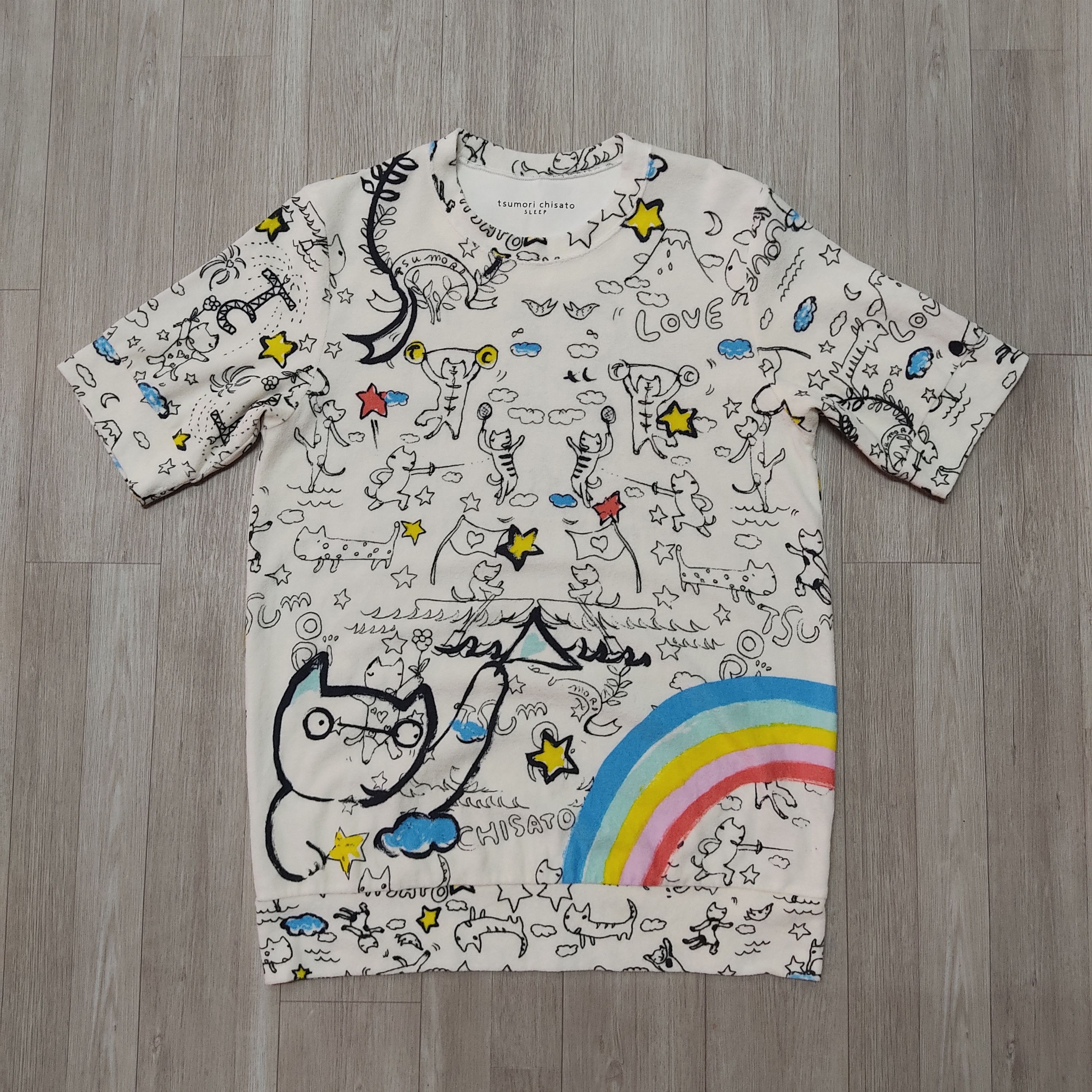 Issey Miyake × Les Artists × Tsumori Chisato TSUMORI CHISATO AOP Sleep Cotton Blend Pile Pyjamas Top Size M / US 6-8 / IT 42-44 - 3 Thumbnail