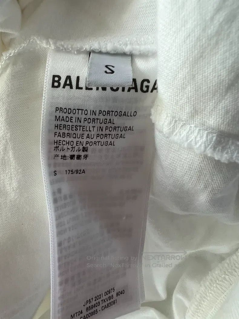 Balenciaga Balenciaga Logo Ripped Sweater Size US S / EU 44-46 / 1 - 5 Thumbnail