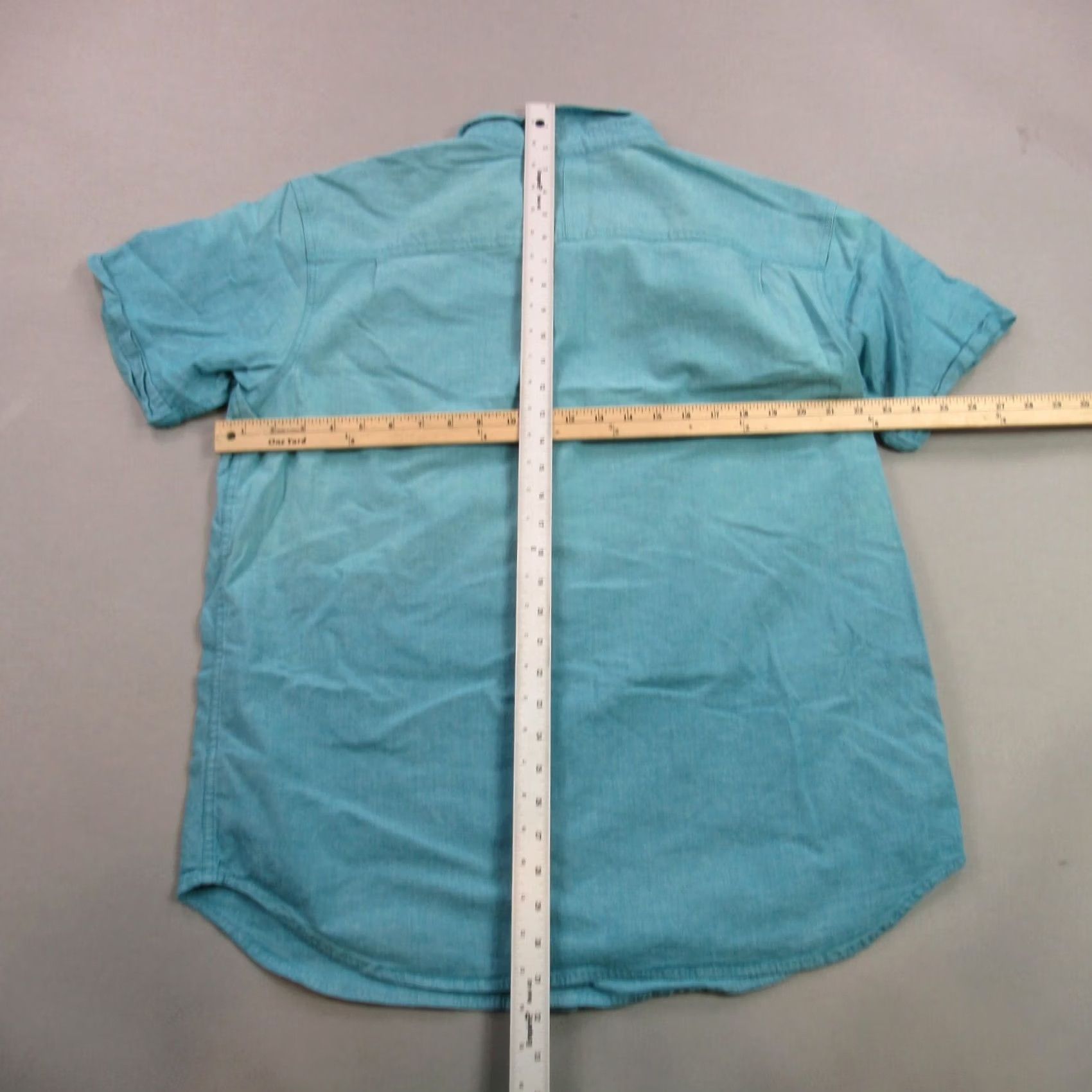 Vintage Columbia Shirt Mens XL Blue Short Sleeve Button Front Pockets Outdoors Casual Size US XL / EU 56 / 4 - 5 Thumbnail