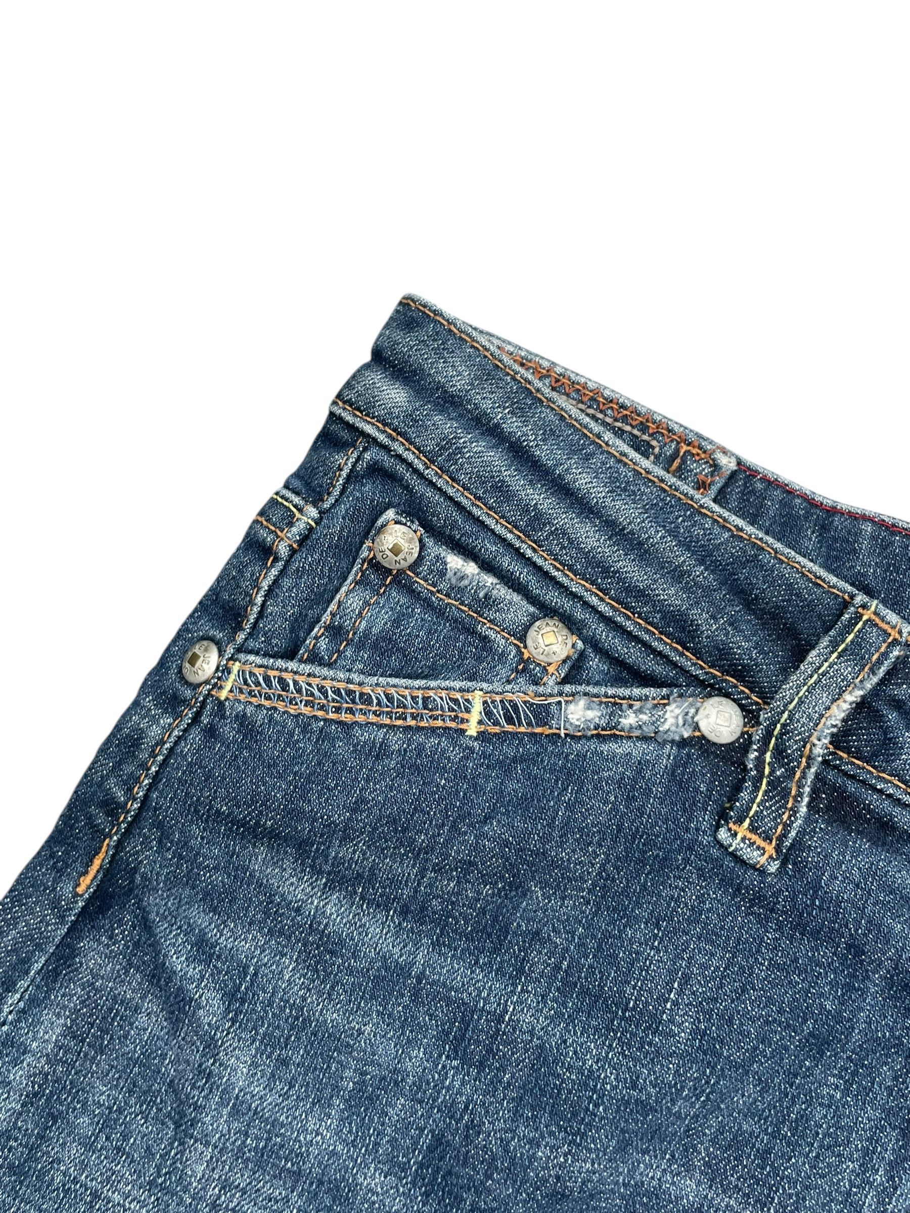 Marithe + Francois Girbaud Vintage Marithe Francois Girbaud Le Jean Denim Skirt Size 26" / US 2 / IT 38 - 3 Thumbnail