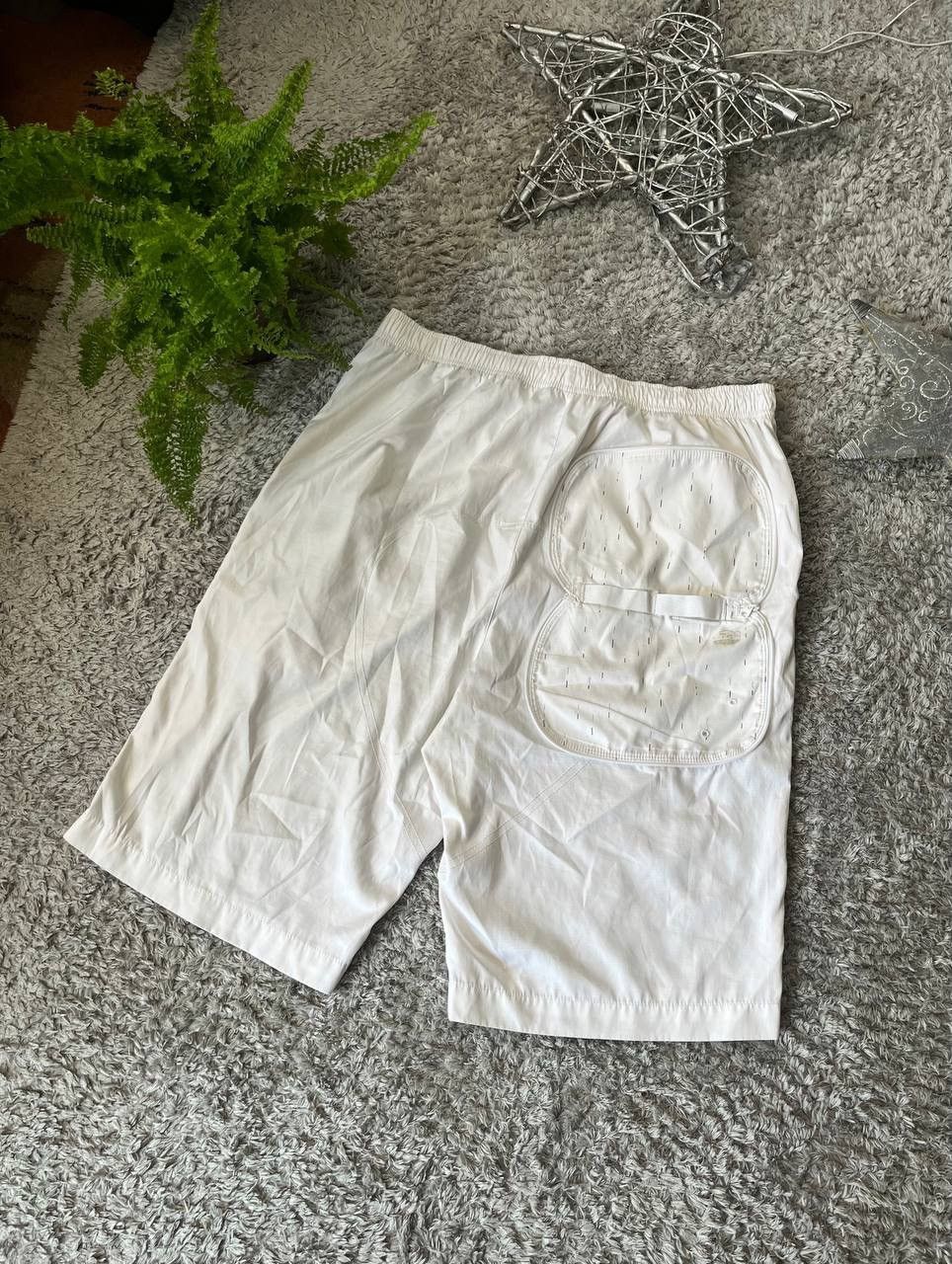 Nike × Vintage 00s Nike Shorts Vintage Streetwear Logo Swoosh Rare Size US 35 - 10 Thumbnail