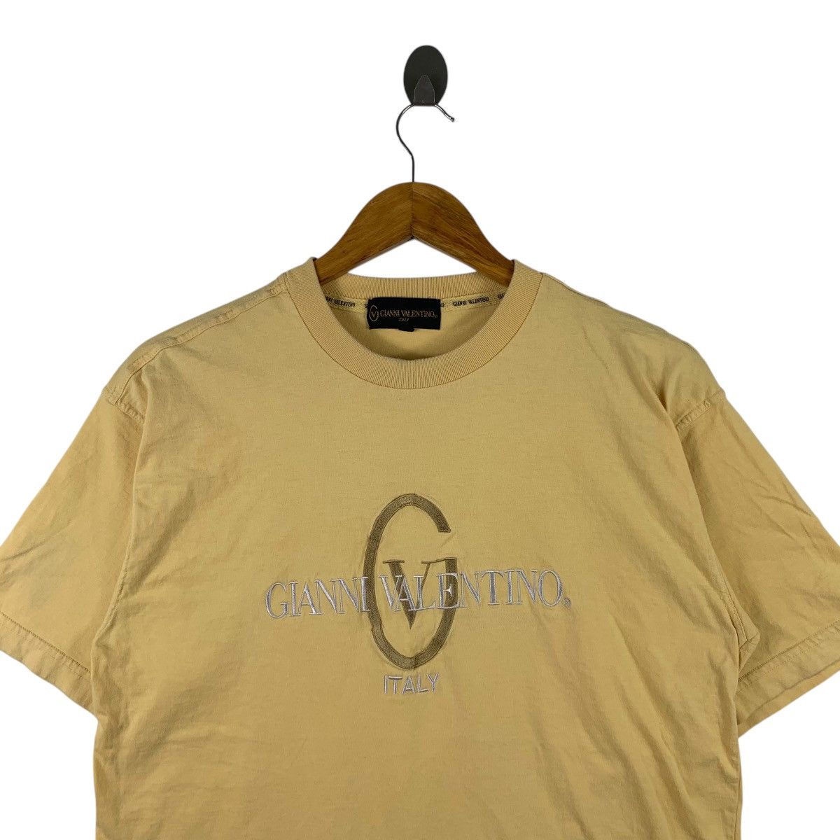 Gianni Valentino × Valentino GIANNI VALENTINO Italy Italian Designer Big Logo T-Shirt Size US L / EU 52-54 / 3 - 2 Thumbnail