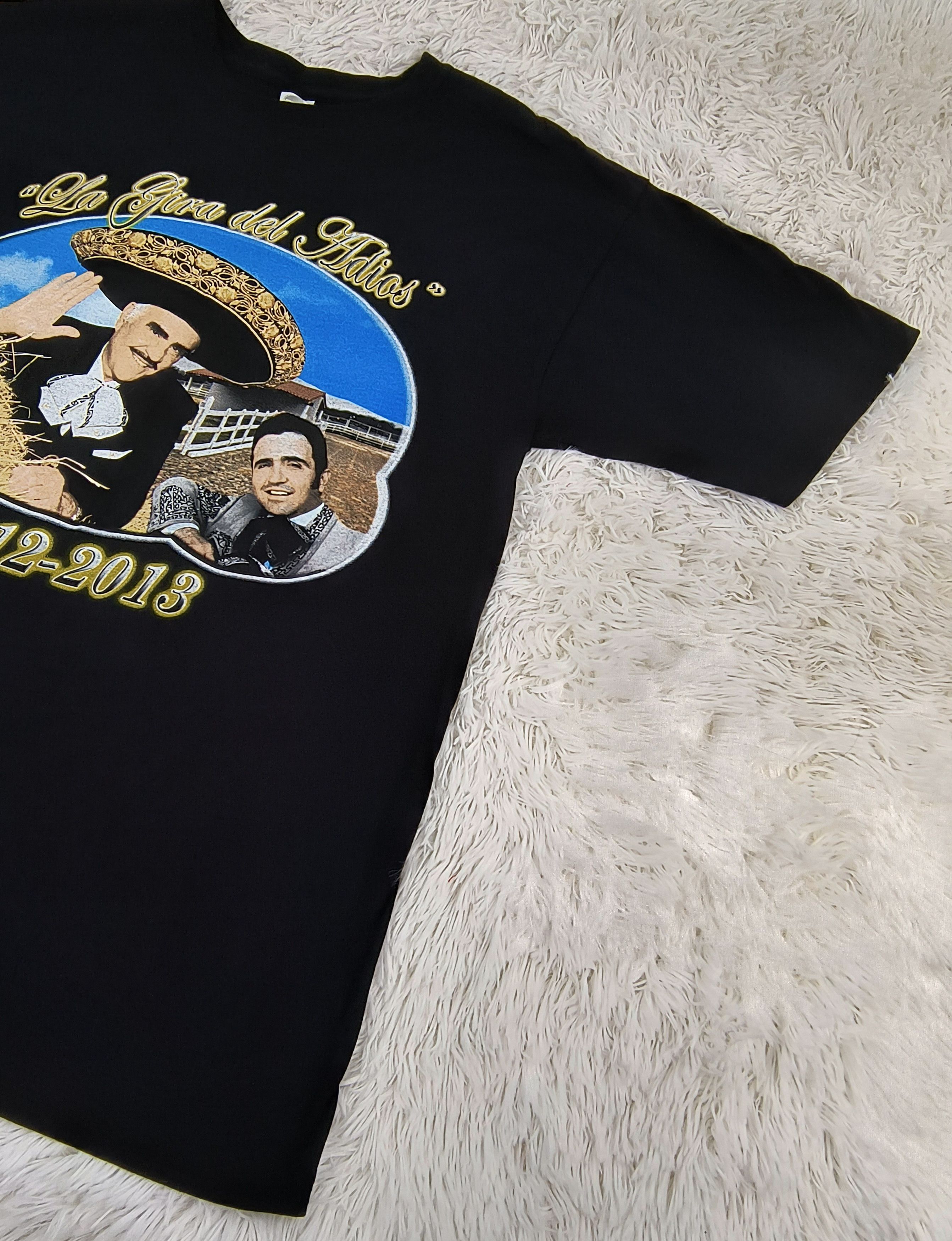 Mexican Threads Vicente Fernandez la gira del adios 2012 tee Size US M / EU 48-50 / 2 - 3 Thumbnail