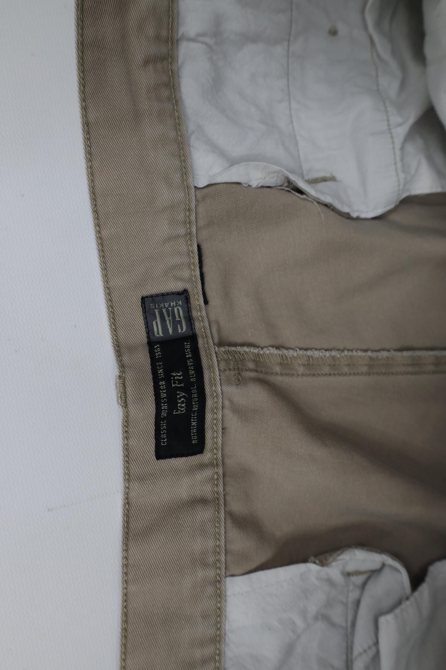 Gap Vintage 90s Y2K Gap Baggy Fit Wide Leg Chino Pants Tan Size US 38 / EU 54 - 9 Thumbnail